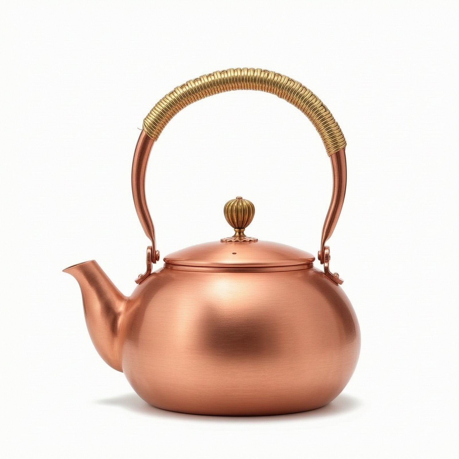 Copper Tea Kettle – 1200ml, Plain