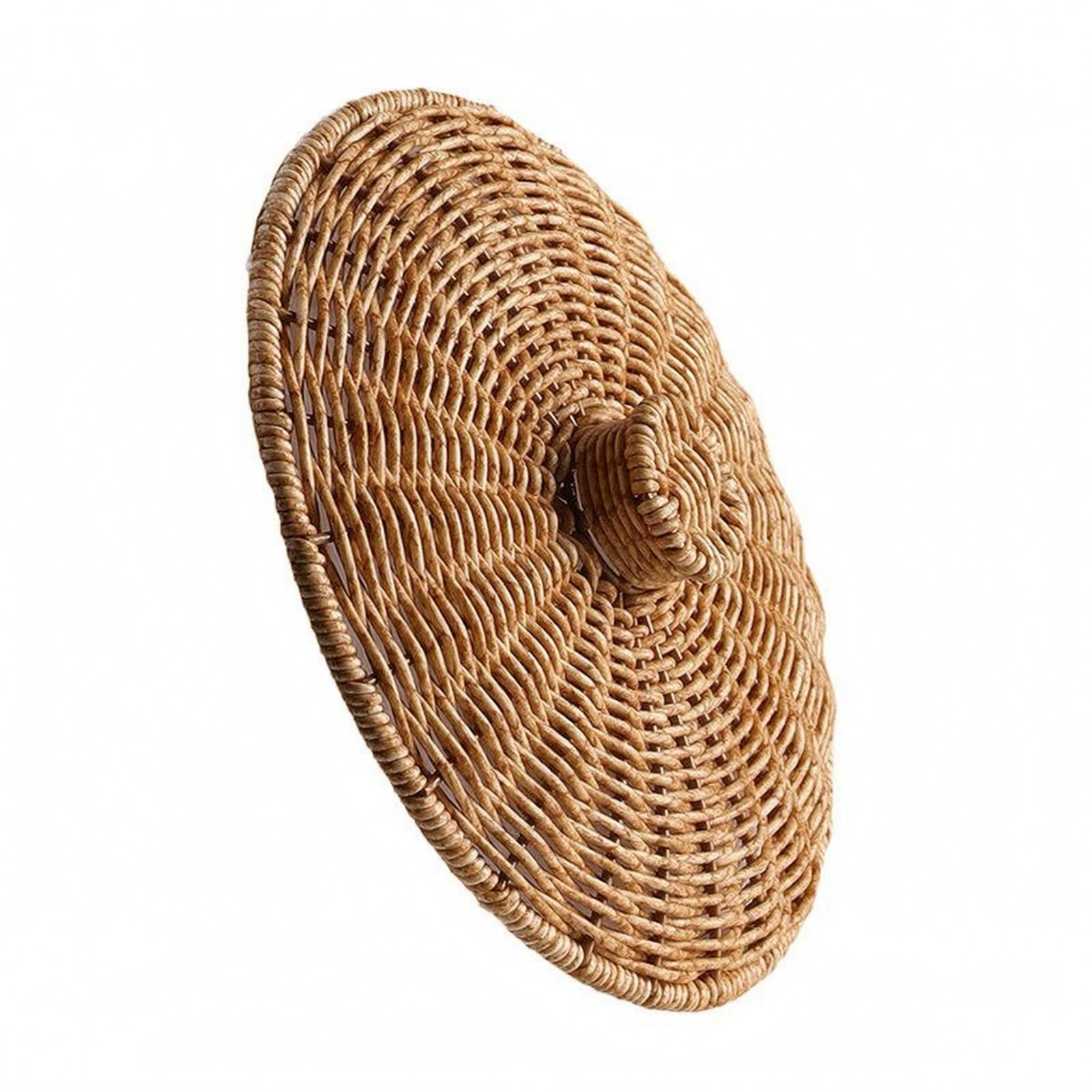 Round Rattan Lid