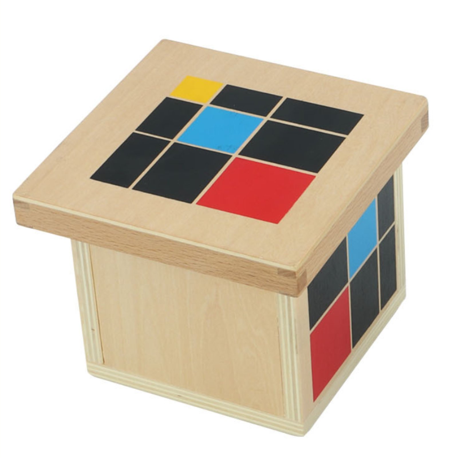 Wooden Sensory Cube Toy
