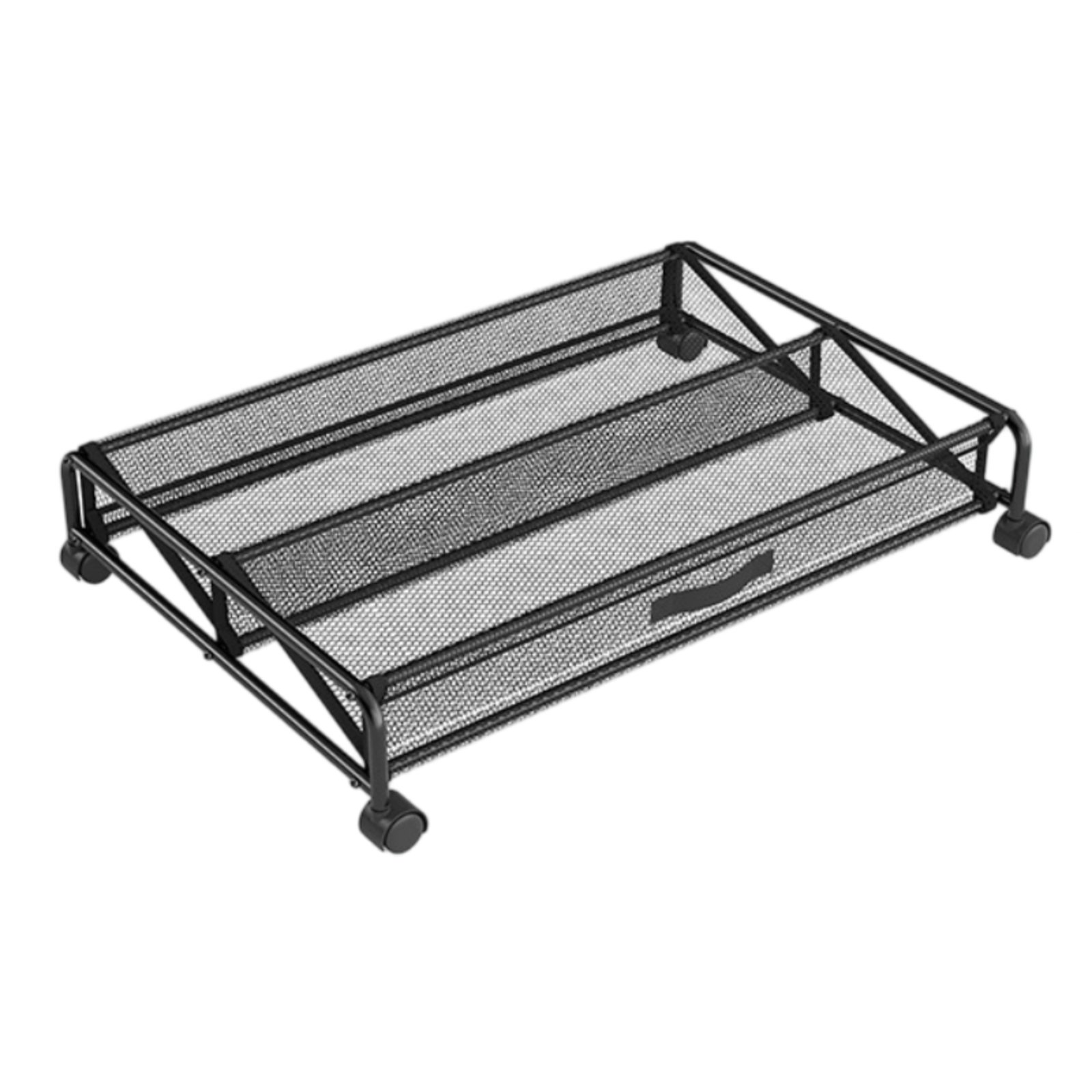 Under-Bed Shoe Rack with Wheels