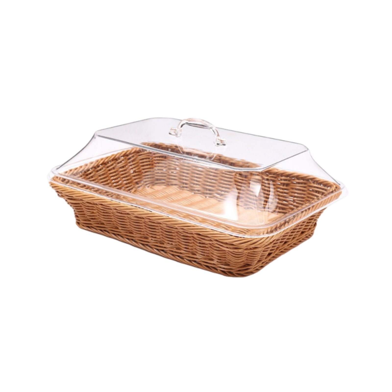 Bread Basket with Acrylic Lid – Large 35x45cm