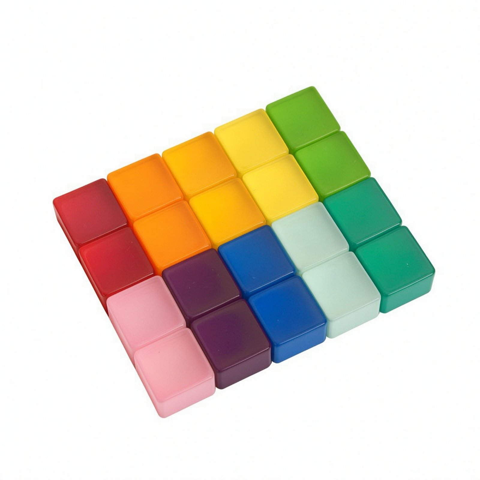 20-Piece Acrylic Light Catching Blocks