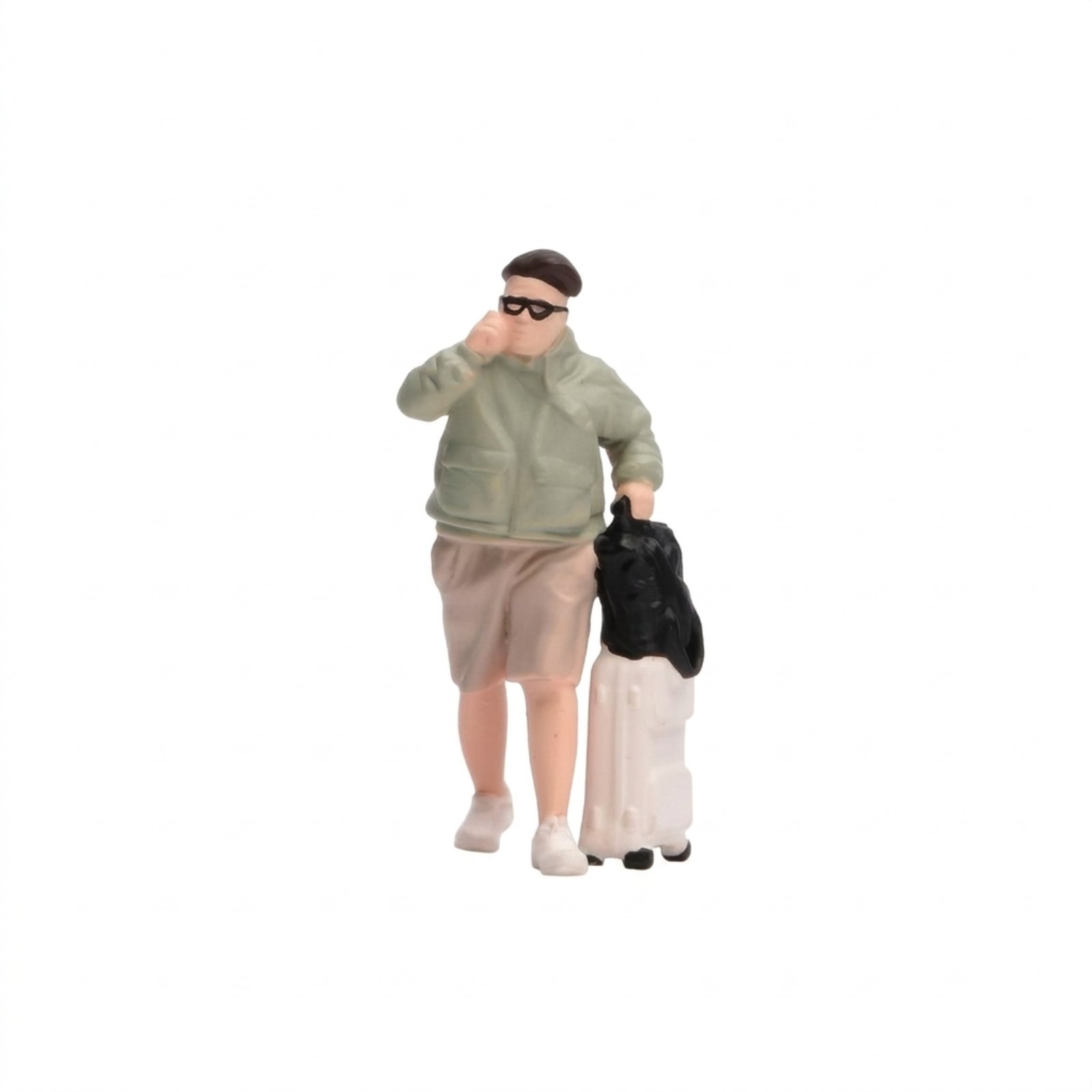 Passenger Figure with Suitcase