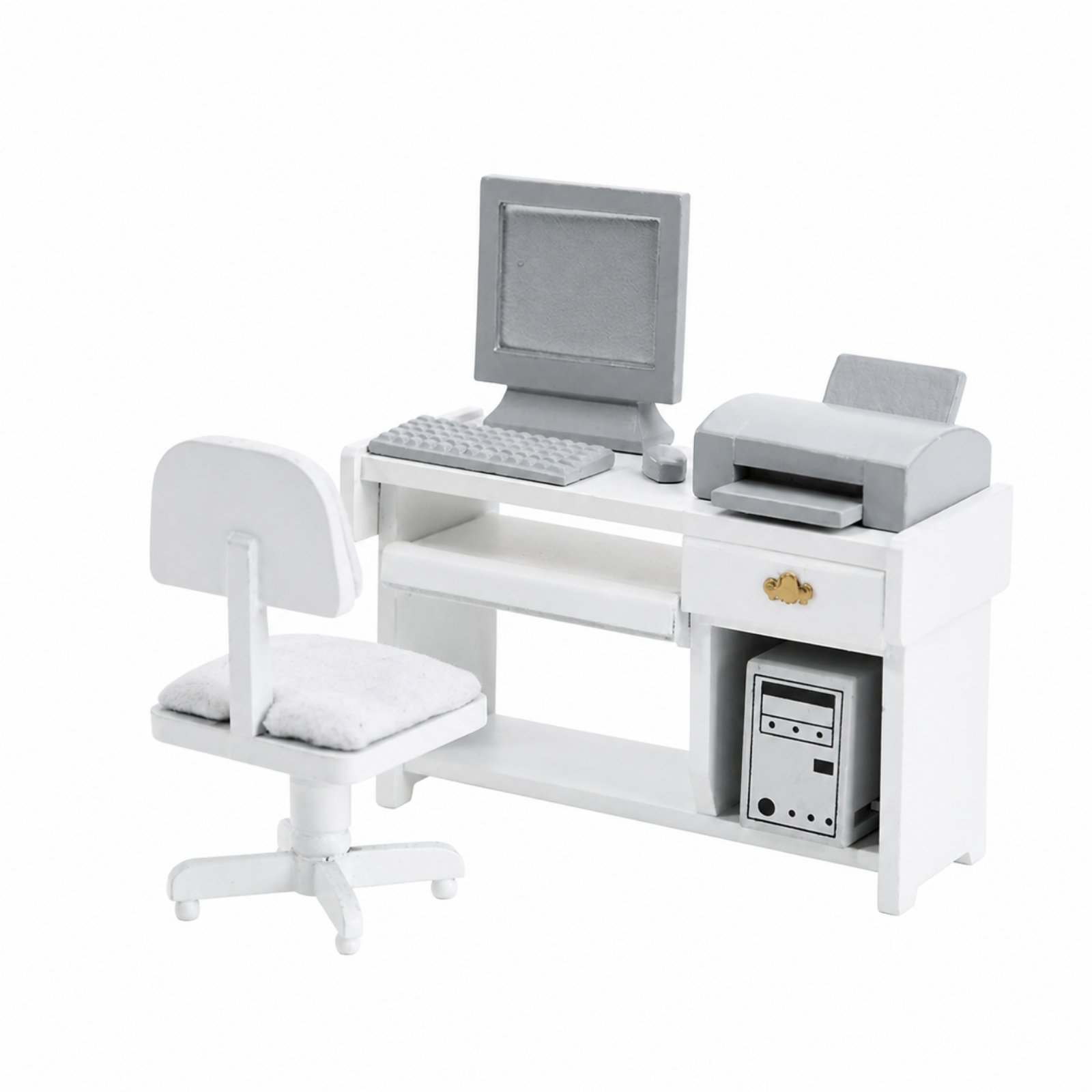 Dollhouse Computer Workstation