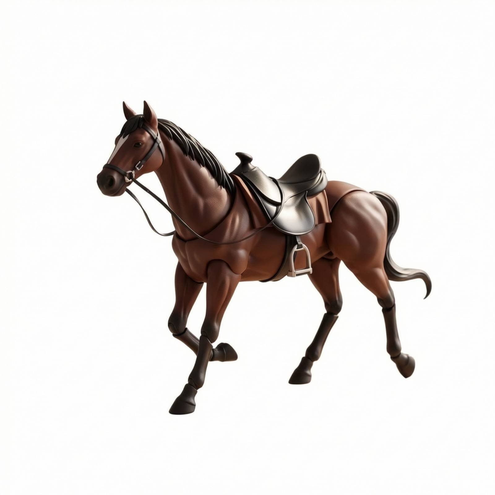 Horse Figurine with Saddle