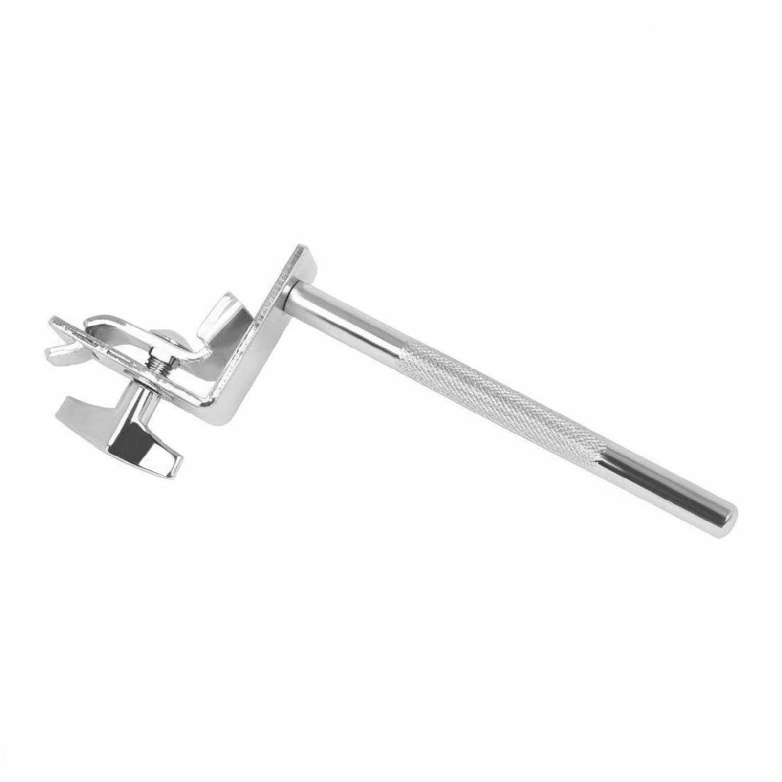 Bass Drum Cowbell Mount – Silver