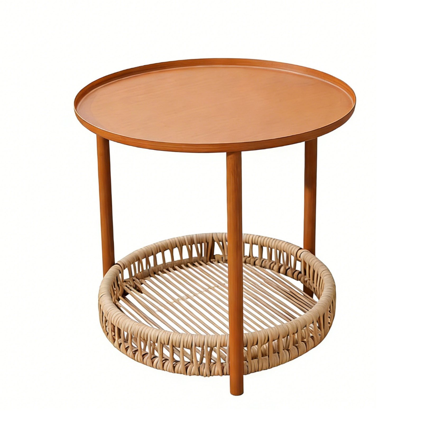 2-Tier Rolling Bar Cart
