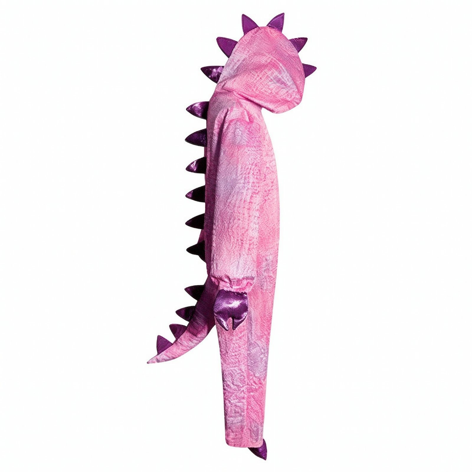 Hooded Dinosaur Jumpsuit with Stuffed Tail