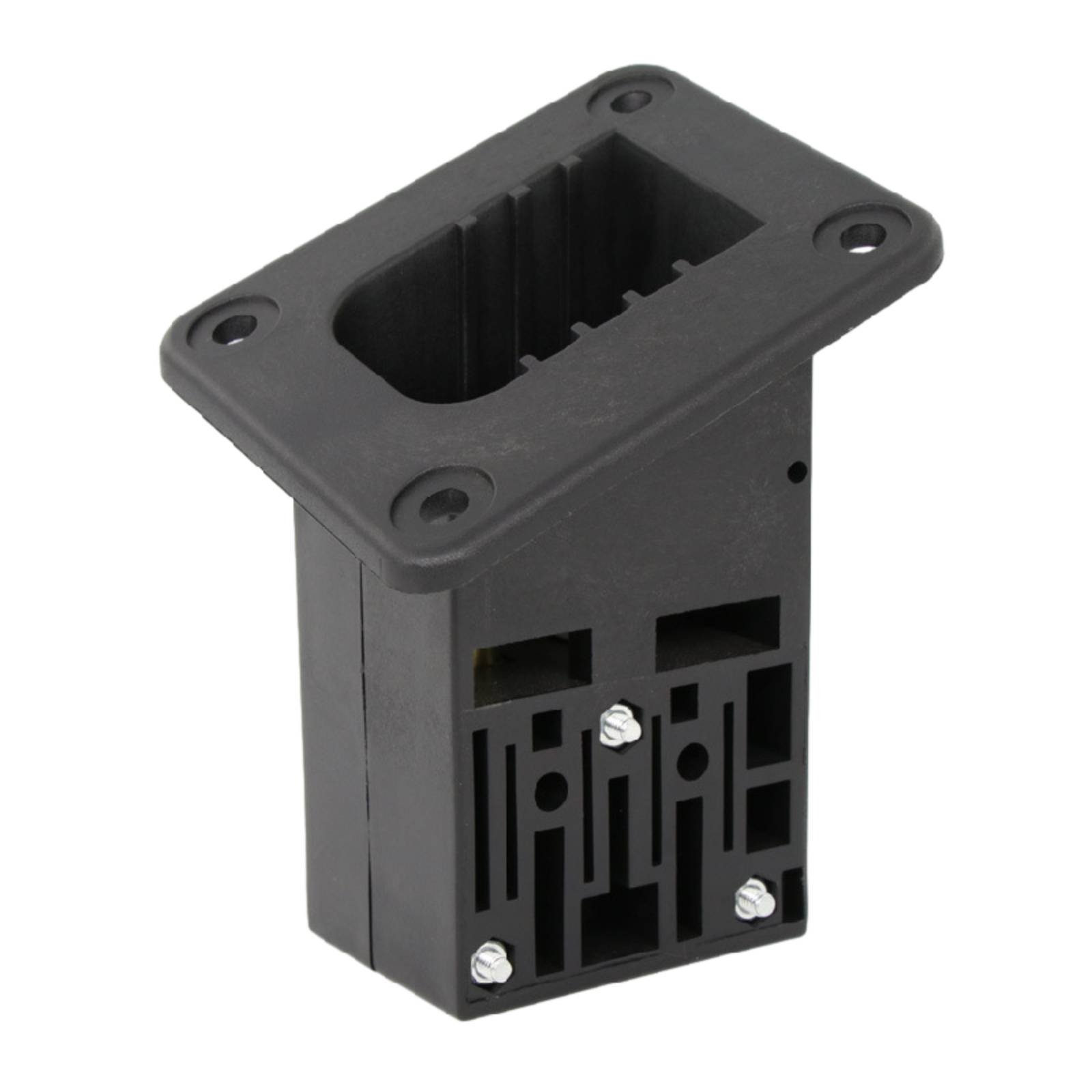 Charging Socket Rectangular Mounting Flange