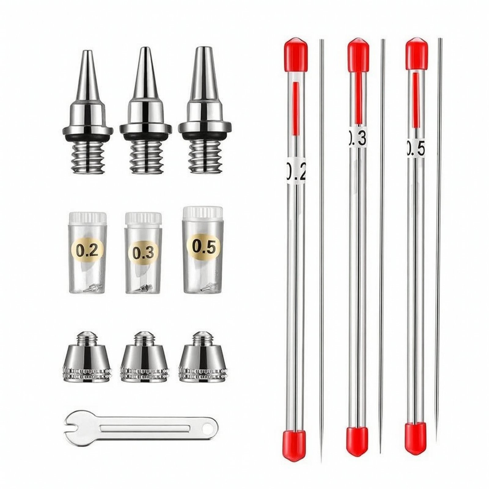 Airbrush Nozzle and Tip Set