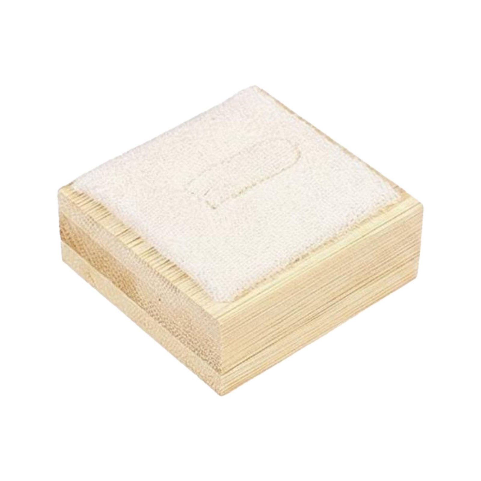 Wooden Rings Display Stand – Beige