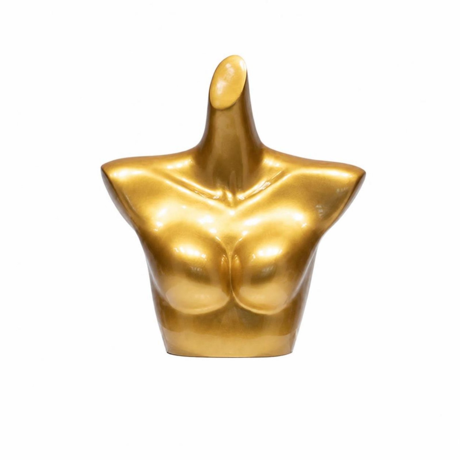 Female Bust Mannequin Glossy Finish