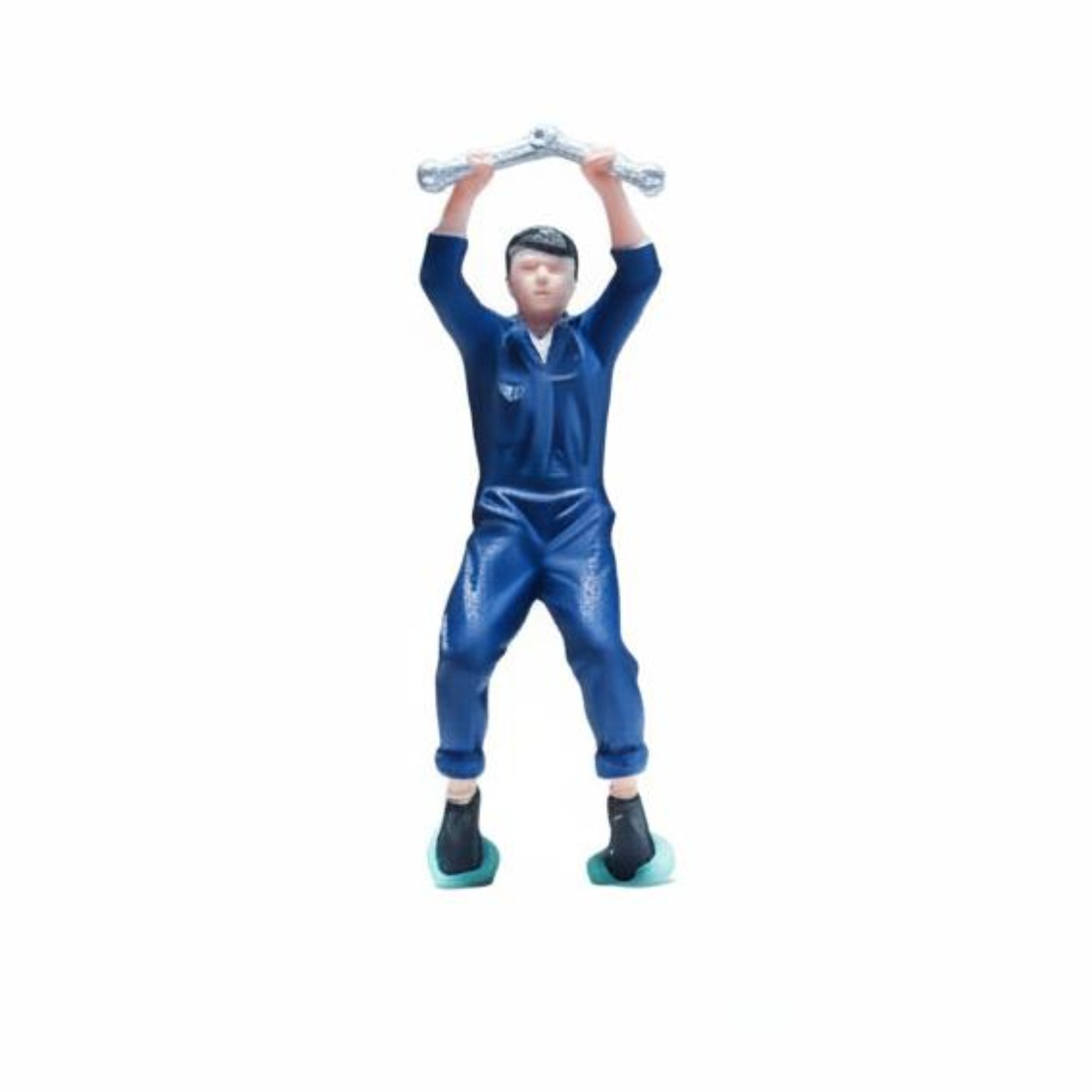 Repair Worker Figurine 1/64 Scale – Mechanic Under Car