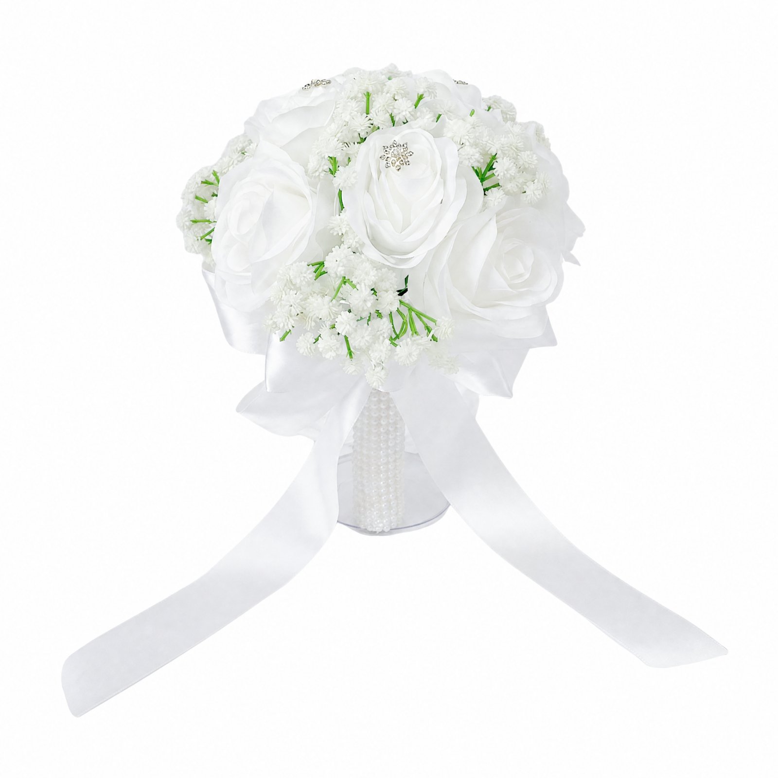 Silk-Like Rose Bridal Bouquet
