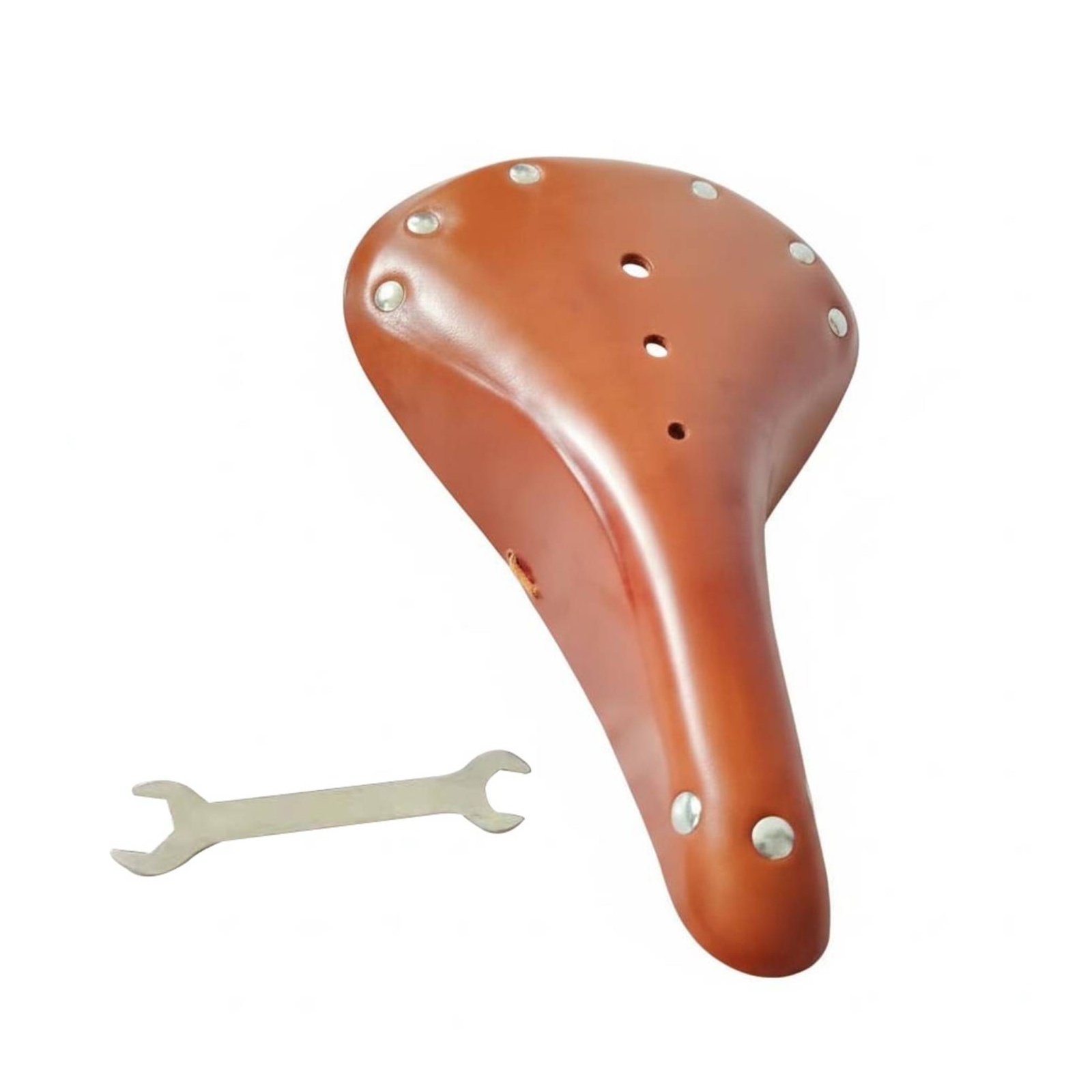 Vintage Leather Bike Saddle