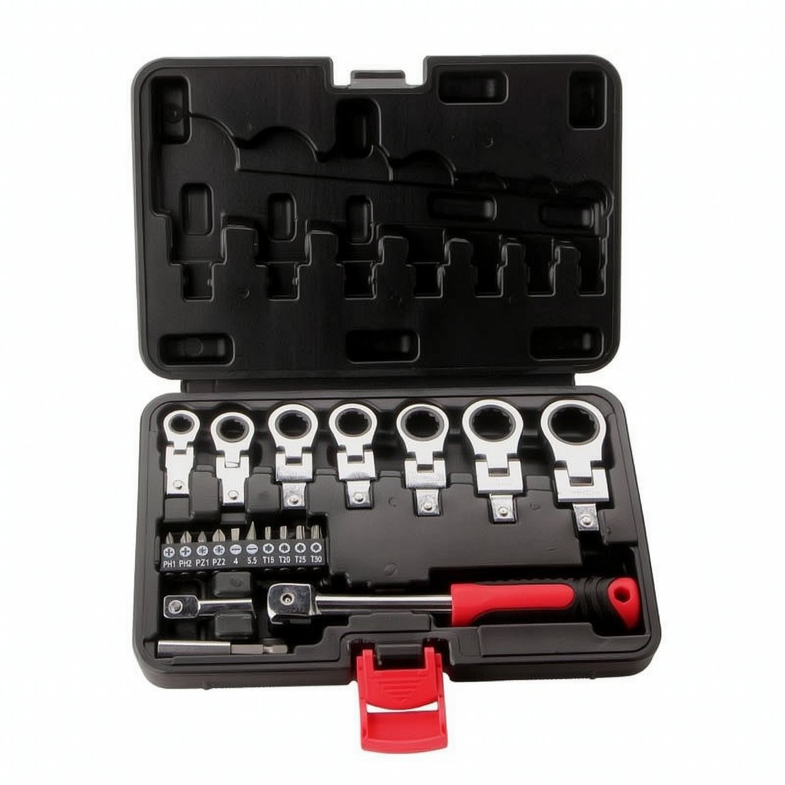 20-Piece Socket Wrench Set with Bits