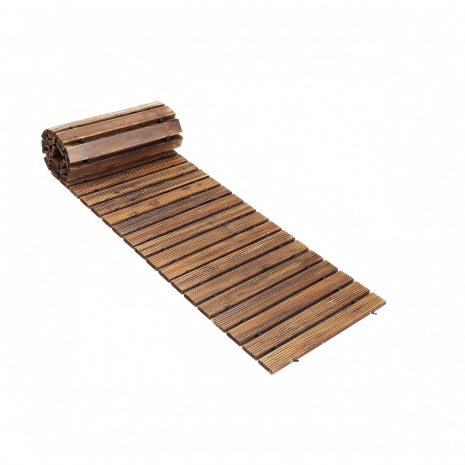 Roll-Up Wooden Garden Pathway