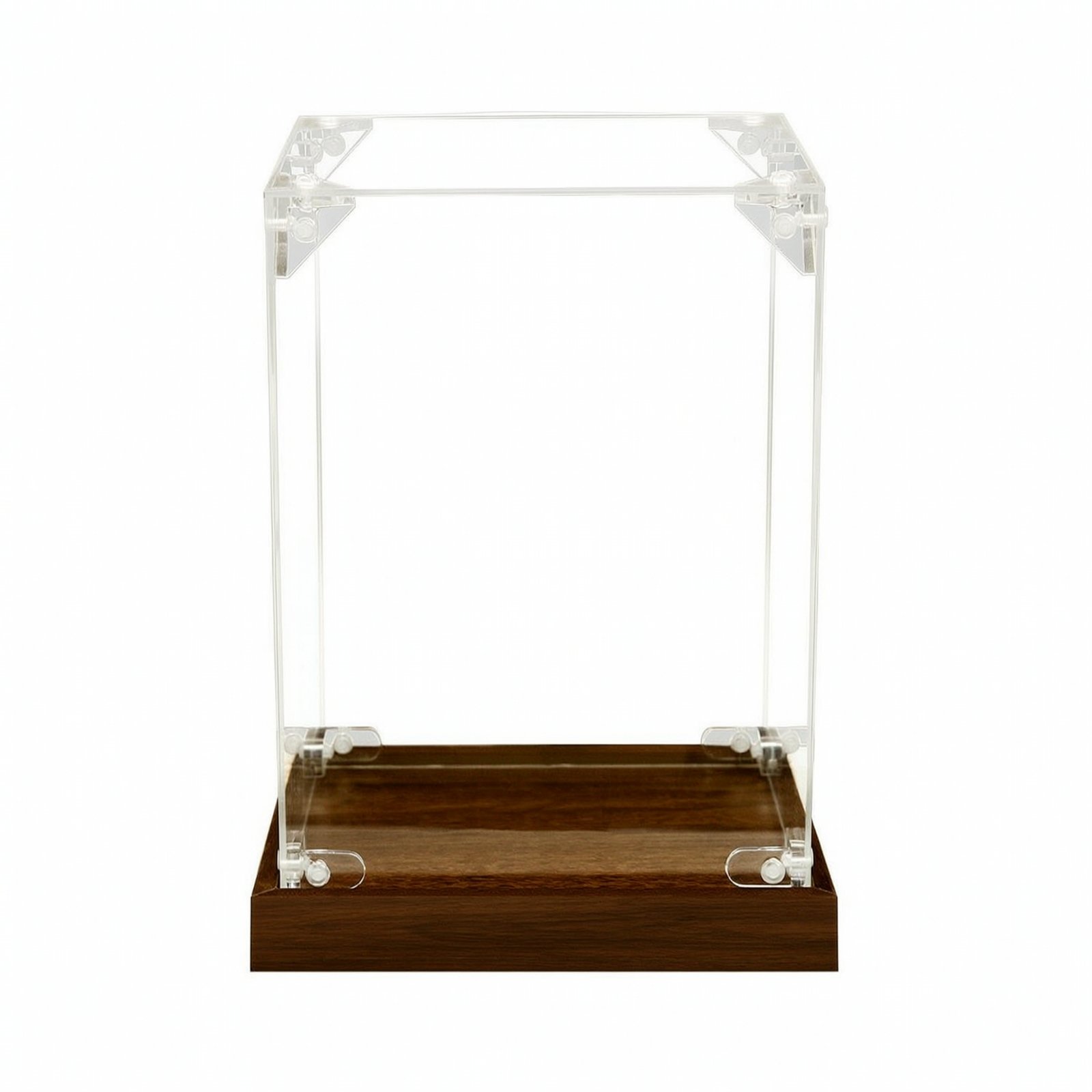 Acrylic Display Case with Wooden Base