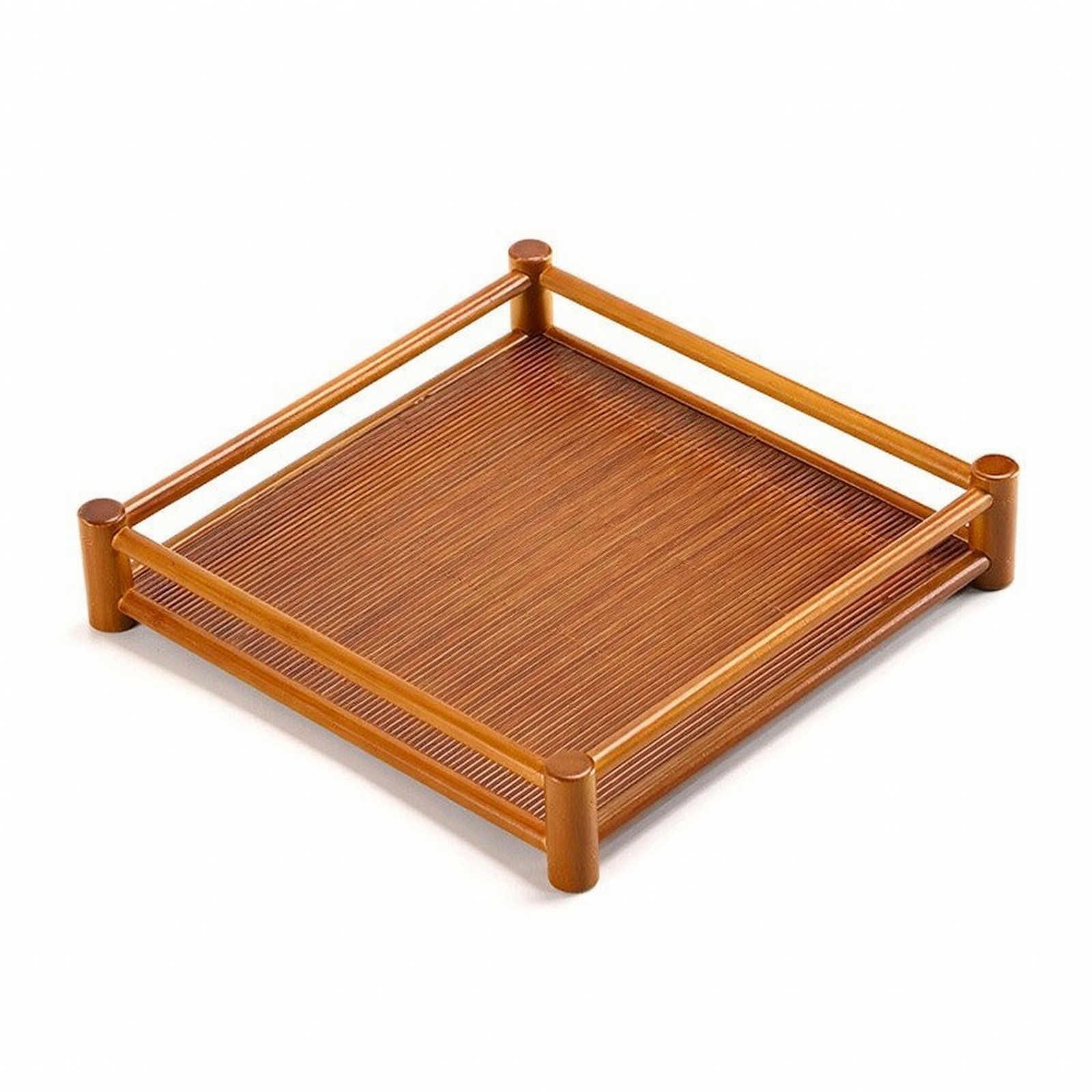 Bamboo Tea Ceremony Stand + Rectangular Bamboo Tray