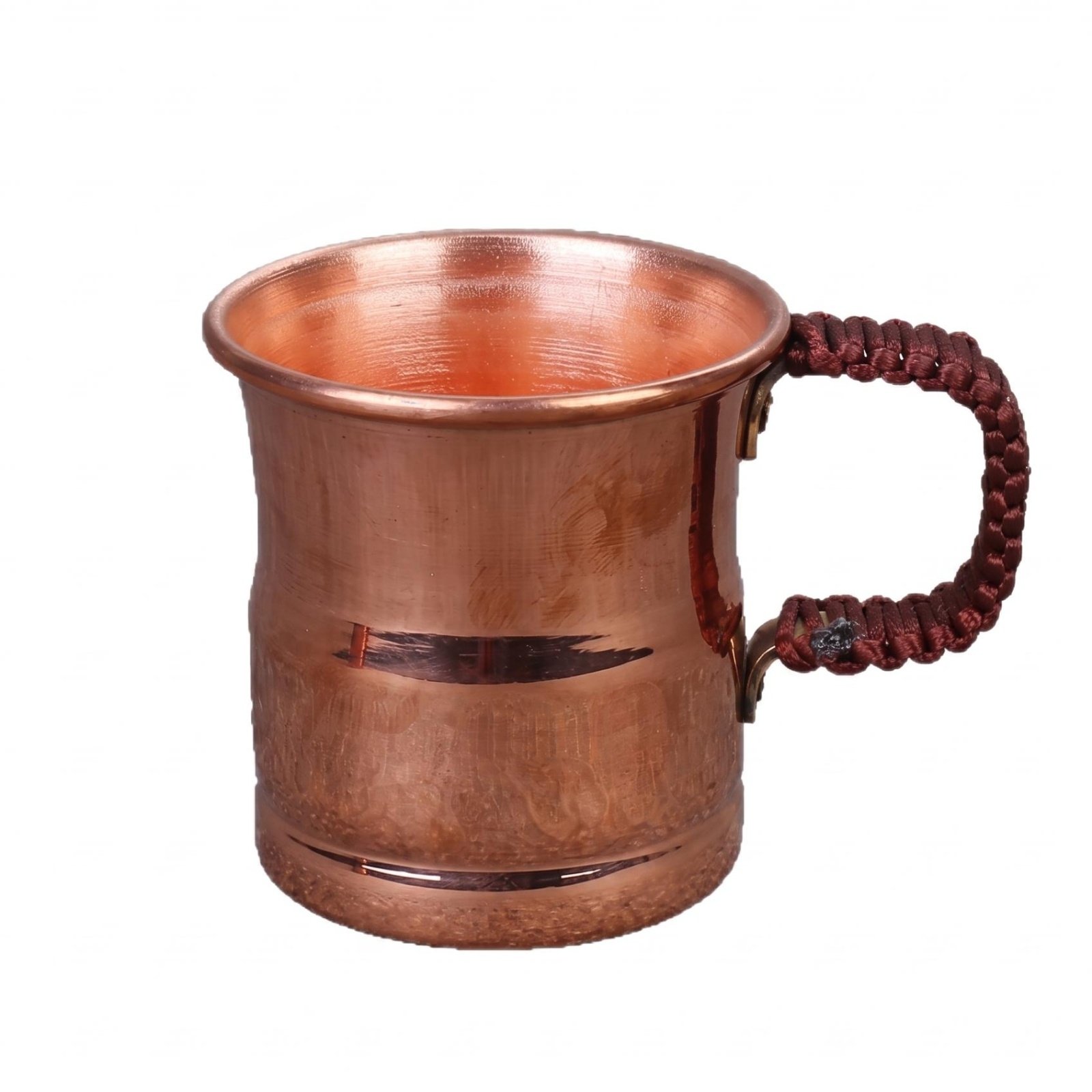 Copper Cup Braided Handle