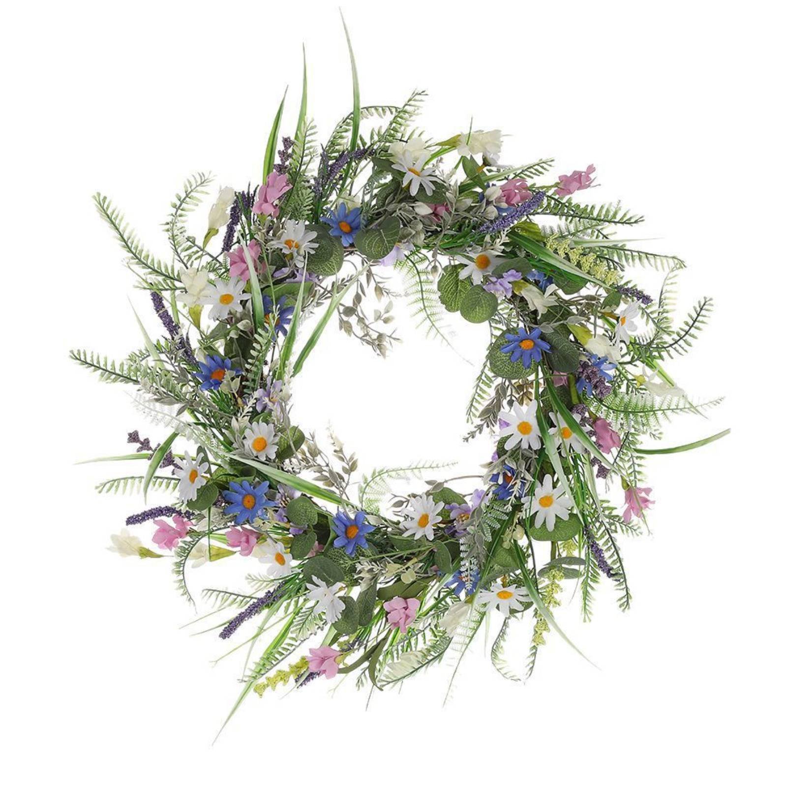 Rainbow Flower Wreath