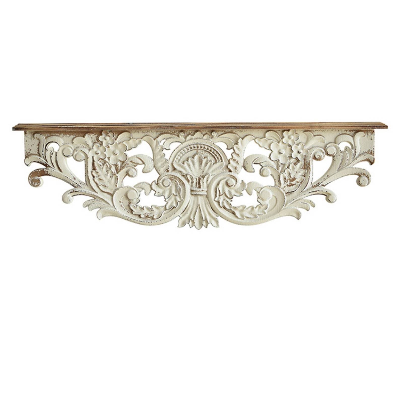 Wall Shelf with Scrollwork
