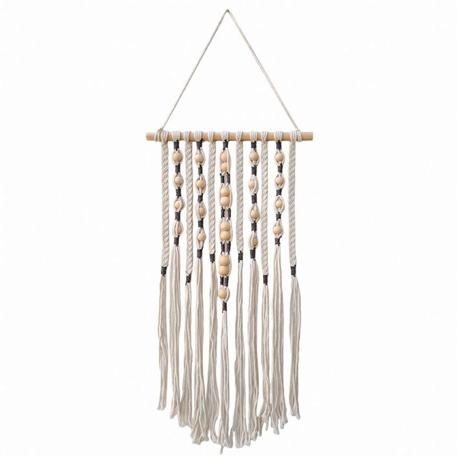 Set of 4 Wood Bead Wall Tapestry