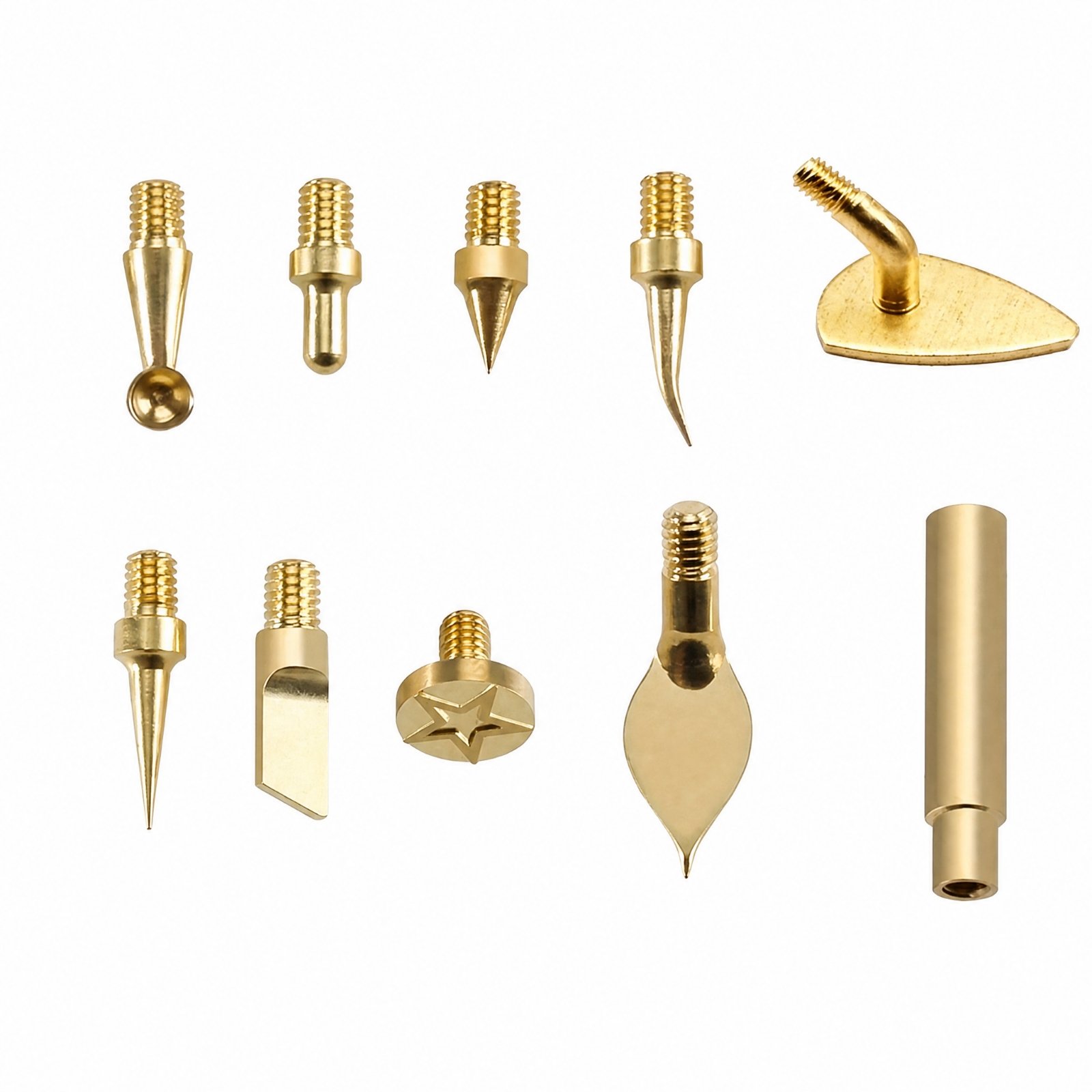 10-Piece 936-Style Soldering Tip Set