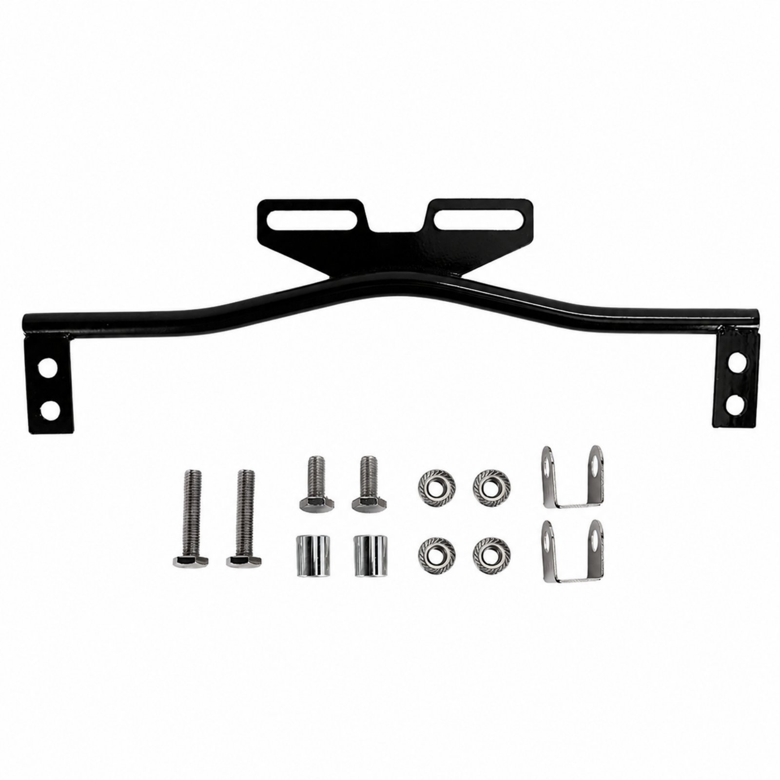 Adjustable Motorcycle Light Bracket – Black