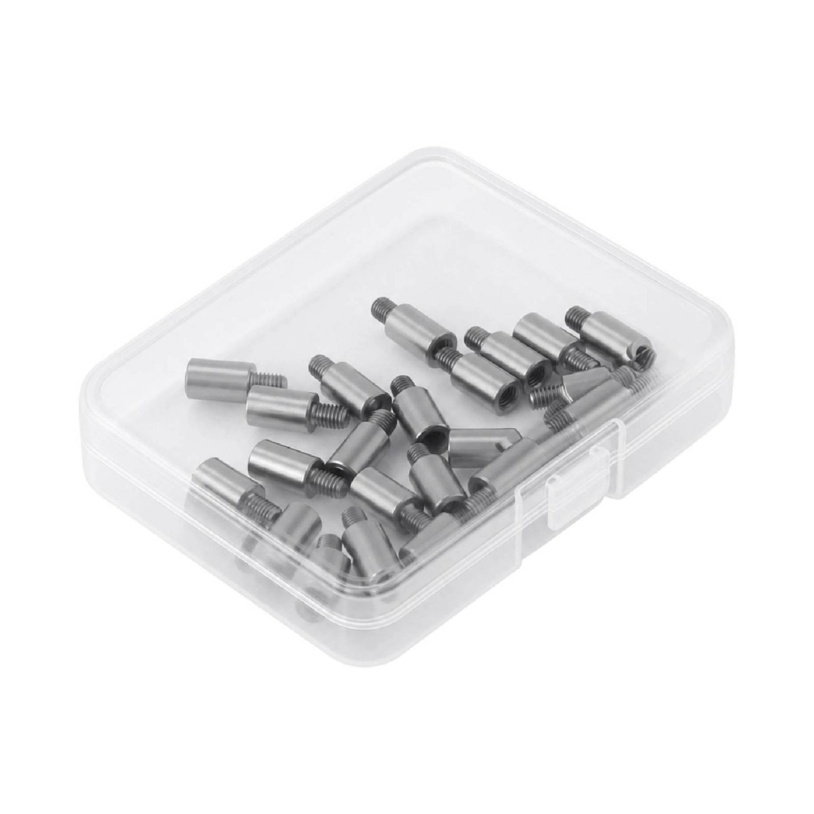 20-Piece Stainless Steel Scrapbook Extension Posts