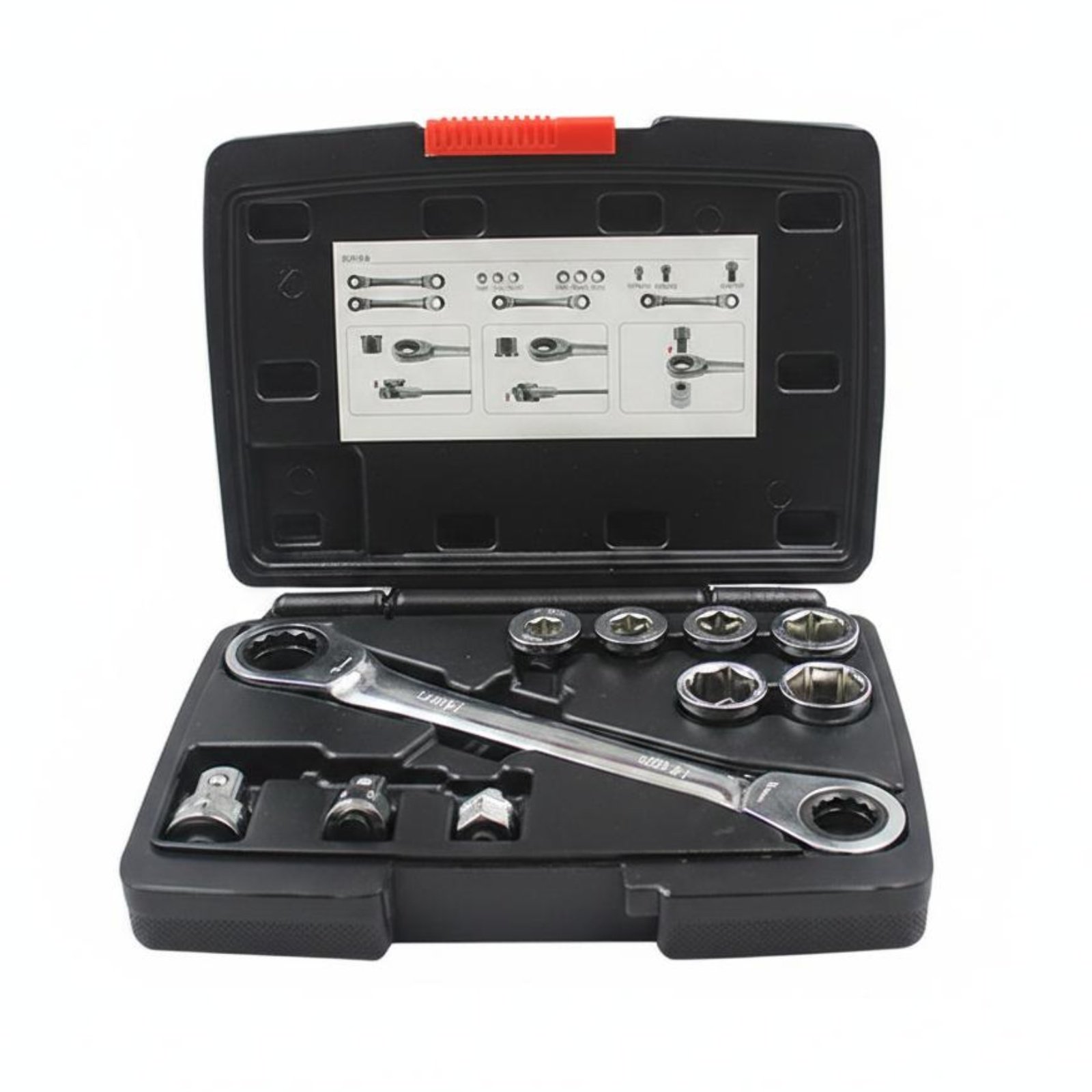15-Piece Wrench Adapter Set