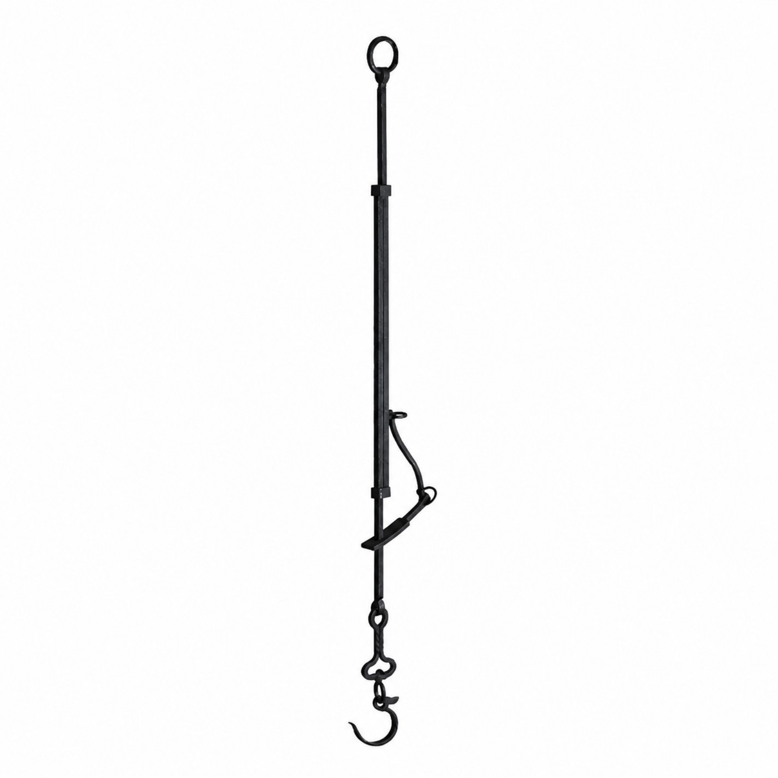 Castiron teapotKettle Hanging Hook Dark Finish Tea Kettle