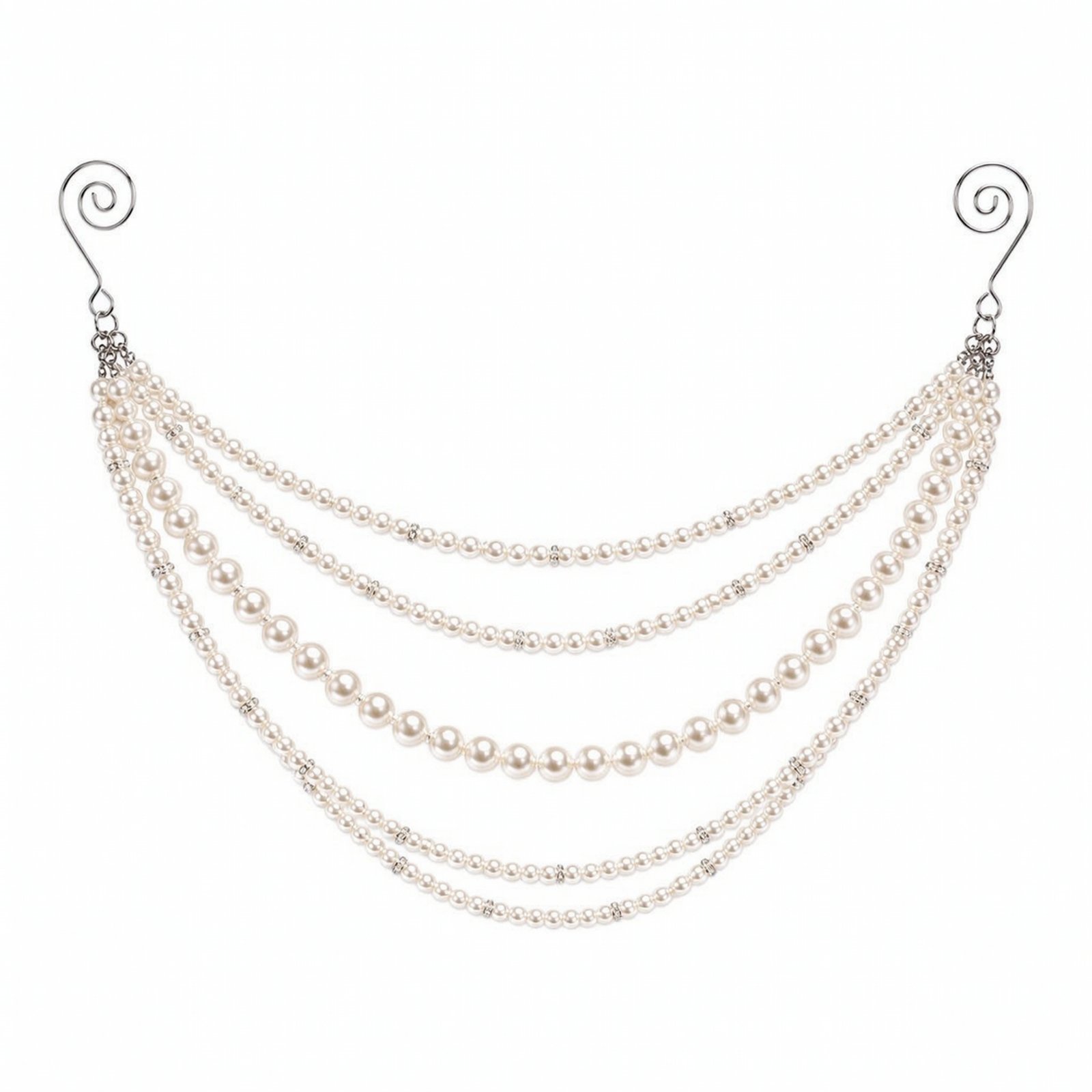 Pearl and Rhinestone Garland
