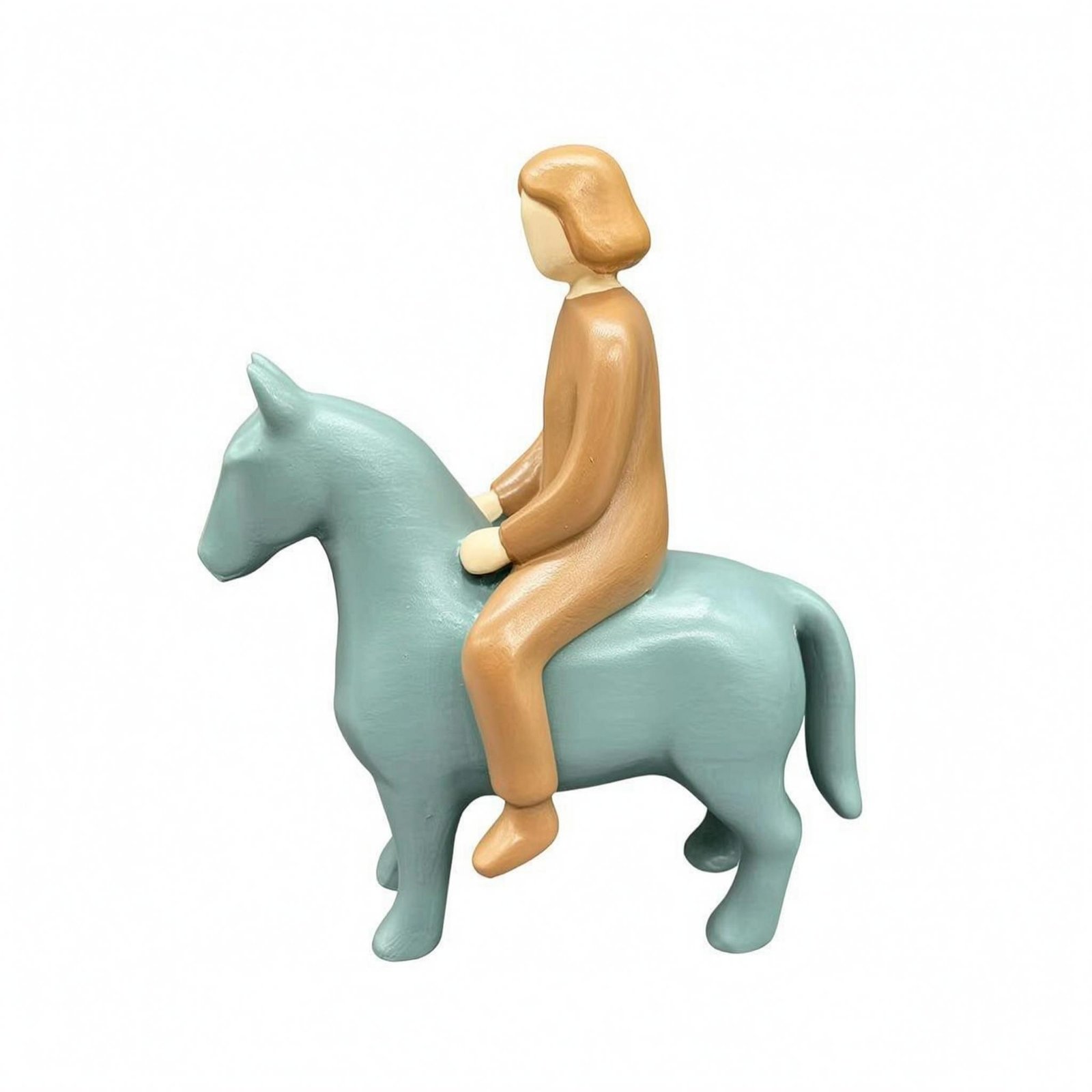 Painted Horse Figurine