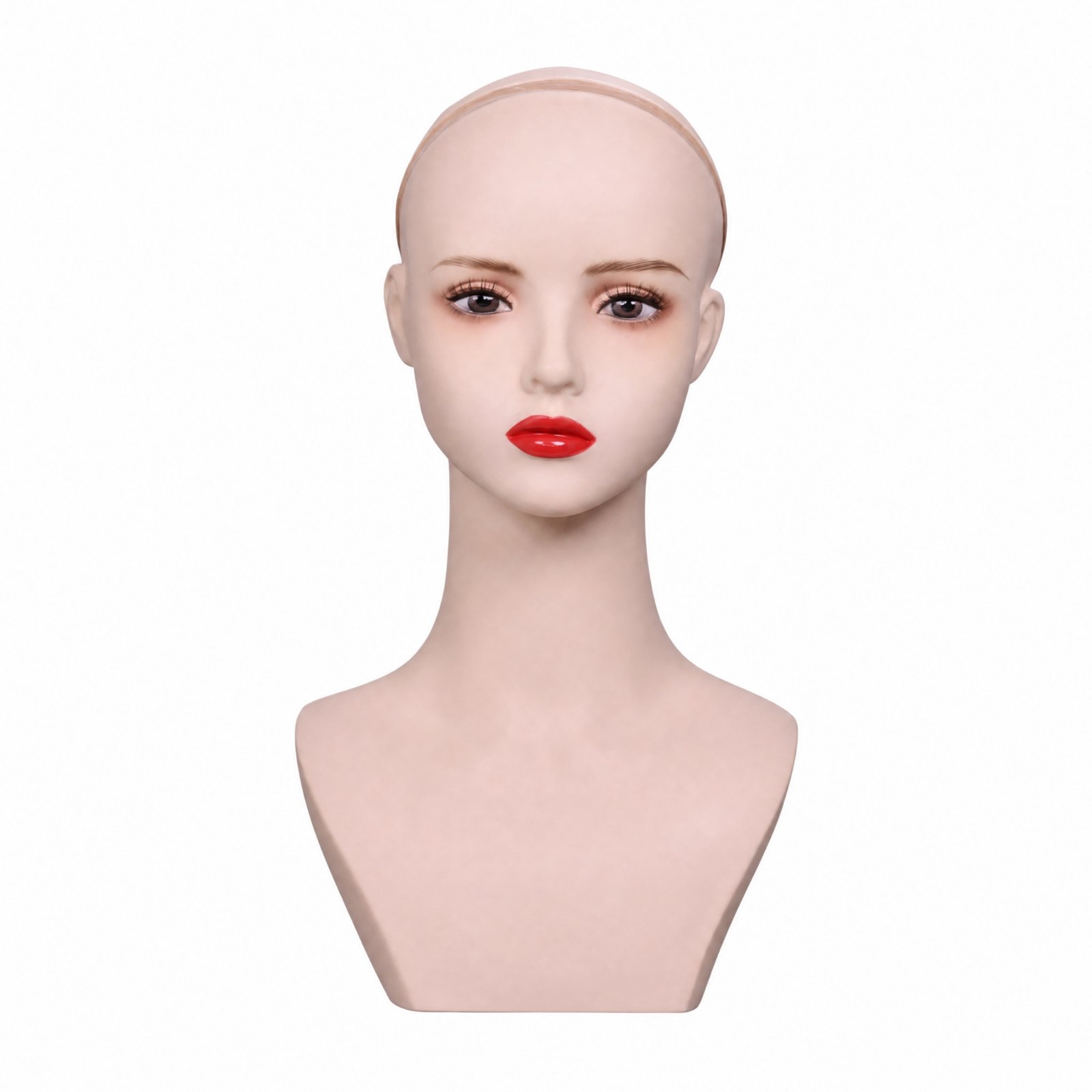 PVC Mannequin Head and Torso Form