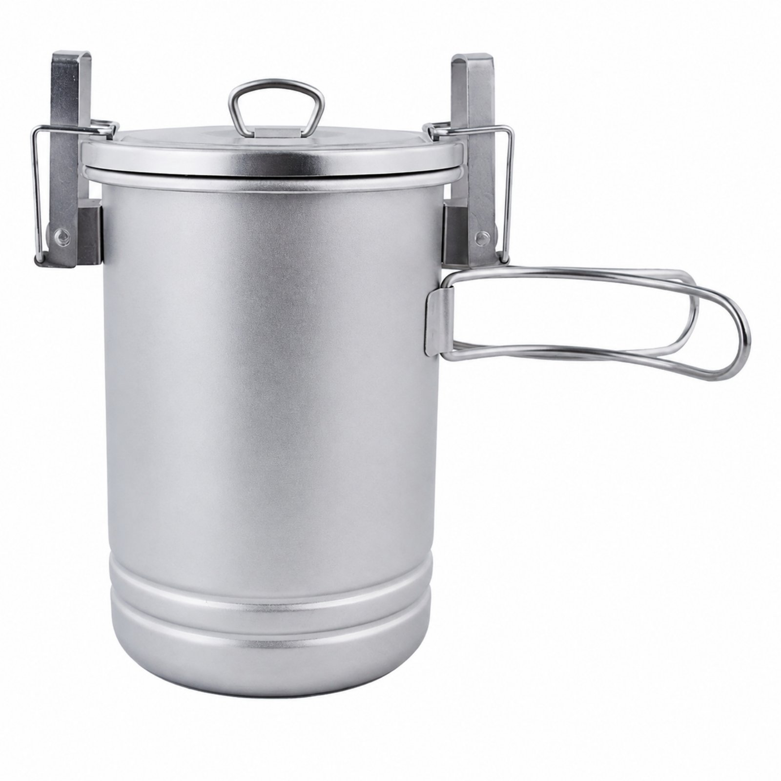 Stainless Steel Camping Pot – 3 Person Handle