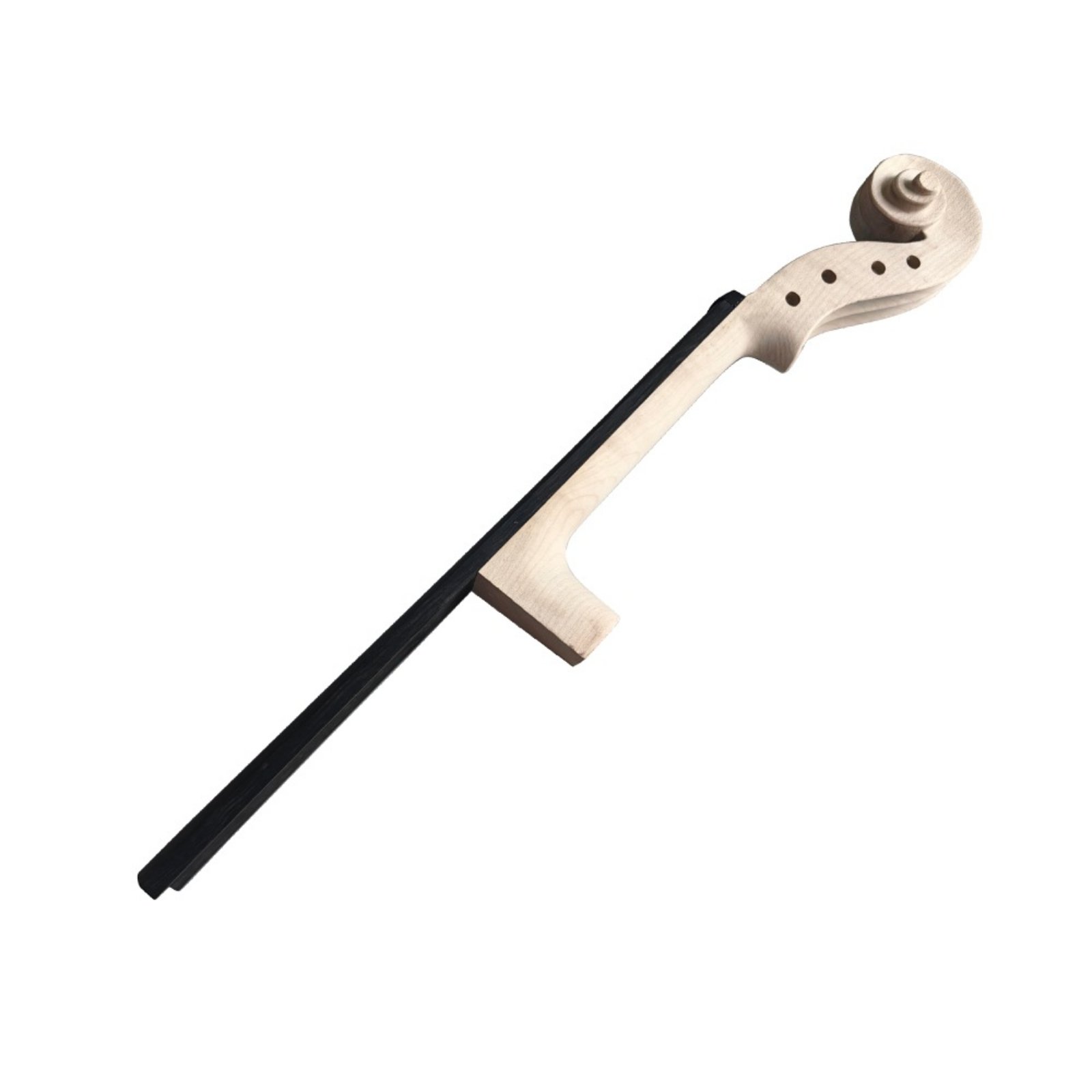 Unfinished Violin Neck with Fingerboard