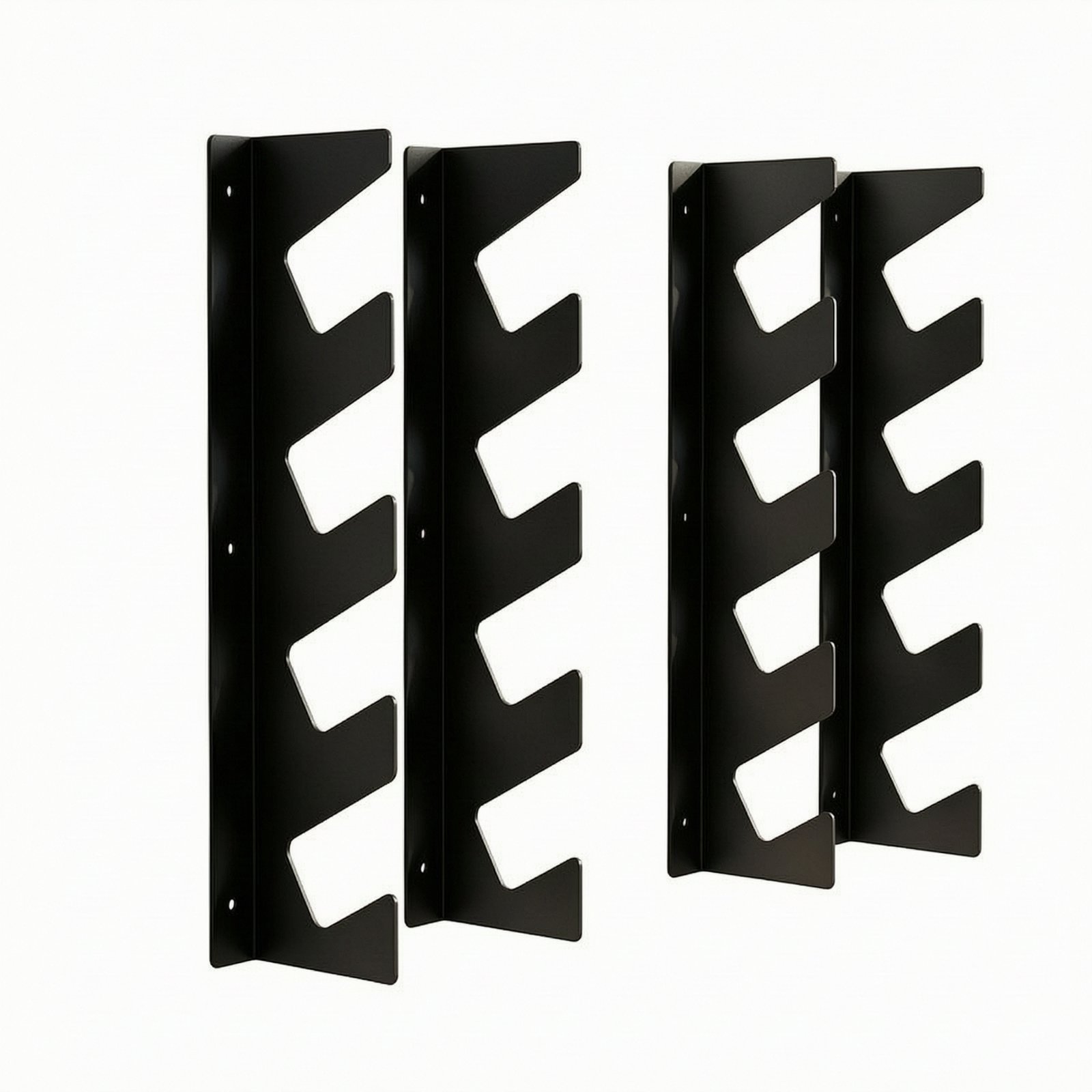 2 Pair Metal Fishing Rod Rack
