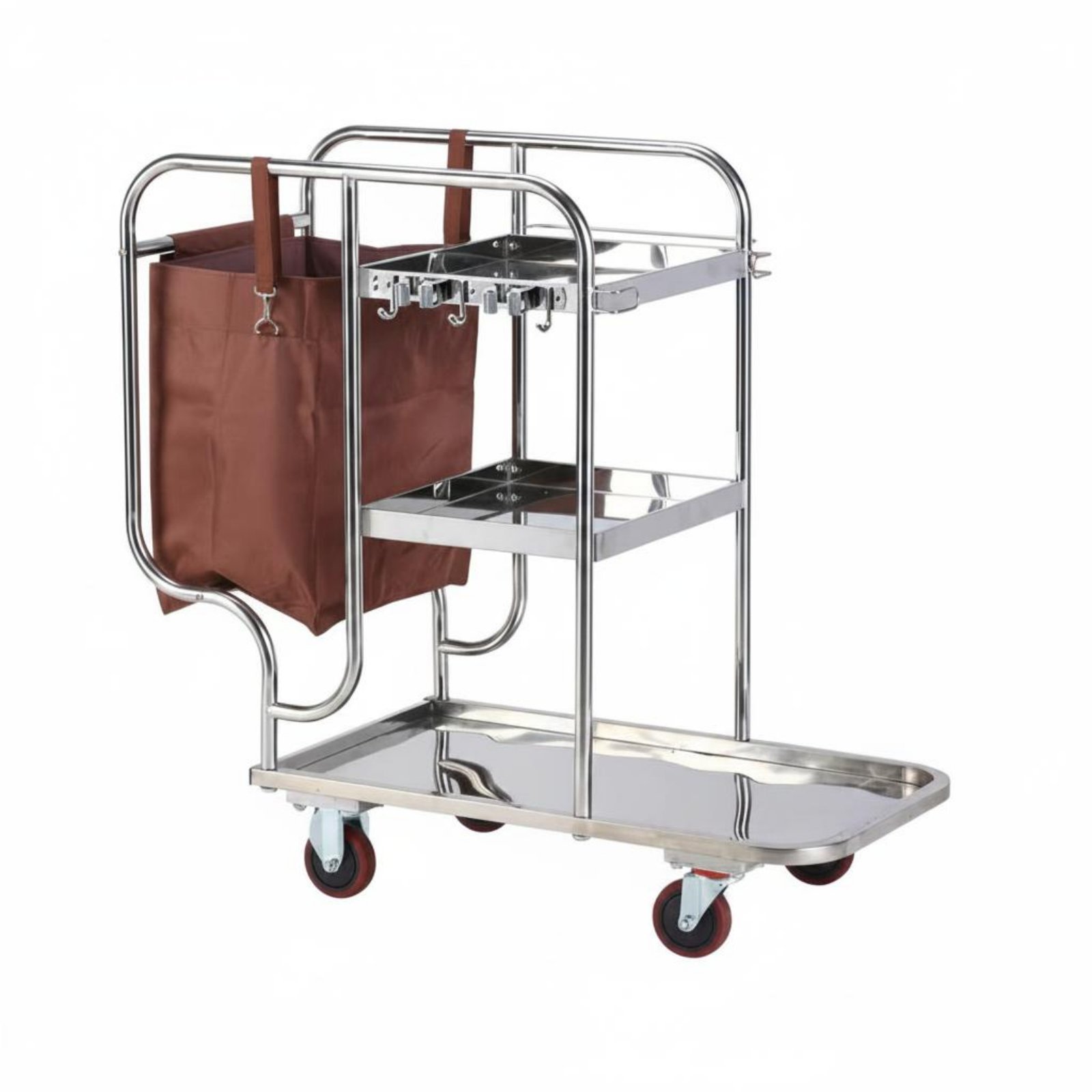 Stainless Steel Cleaning Trolley