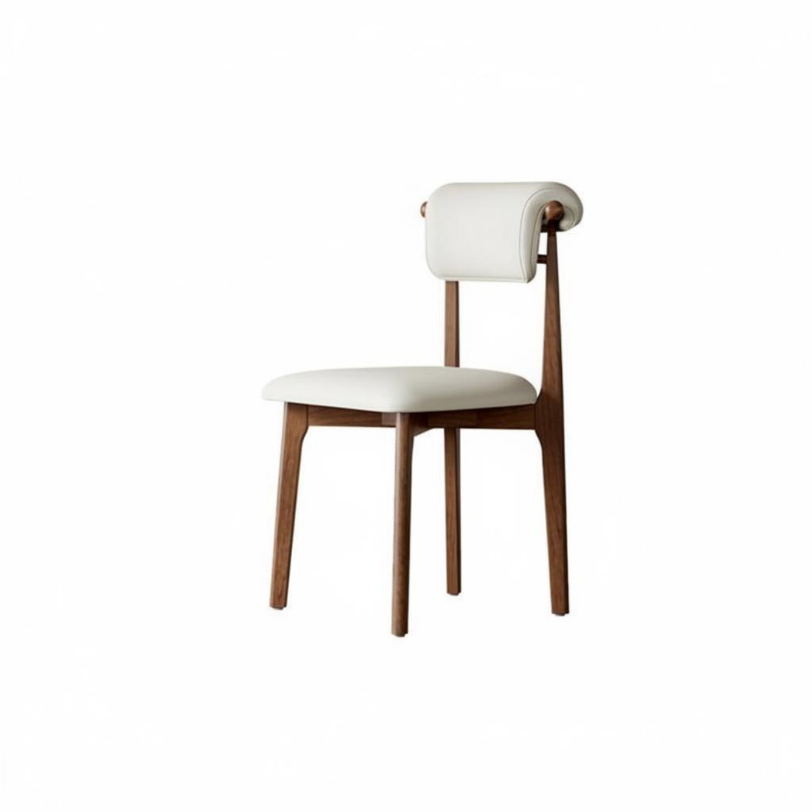 Upholstered Archeddrear Chair Wabi-Sabi Aesthetic