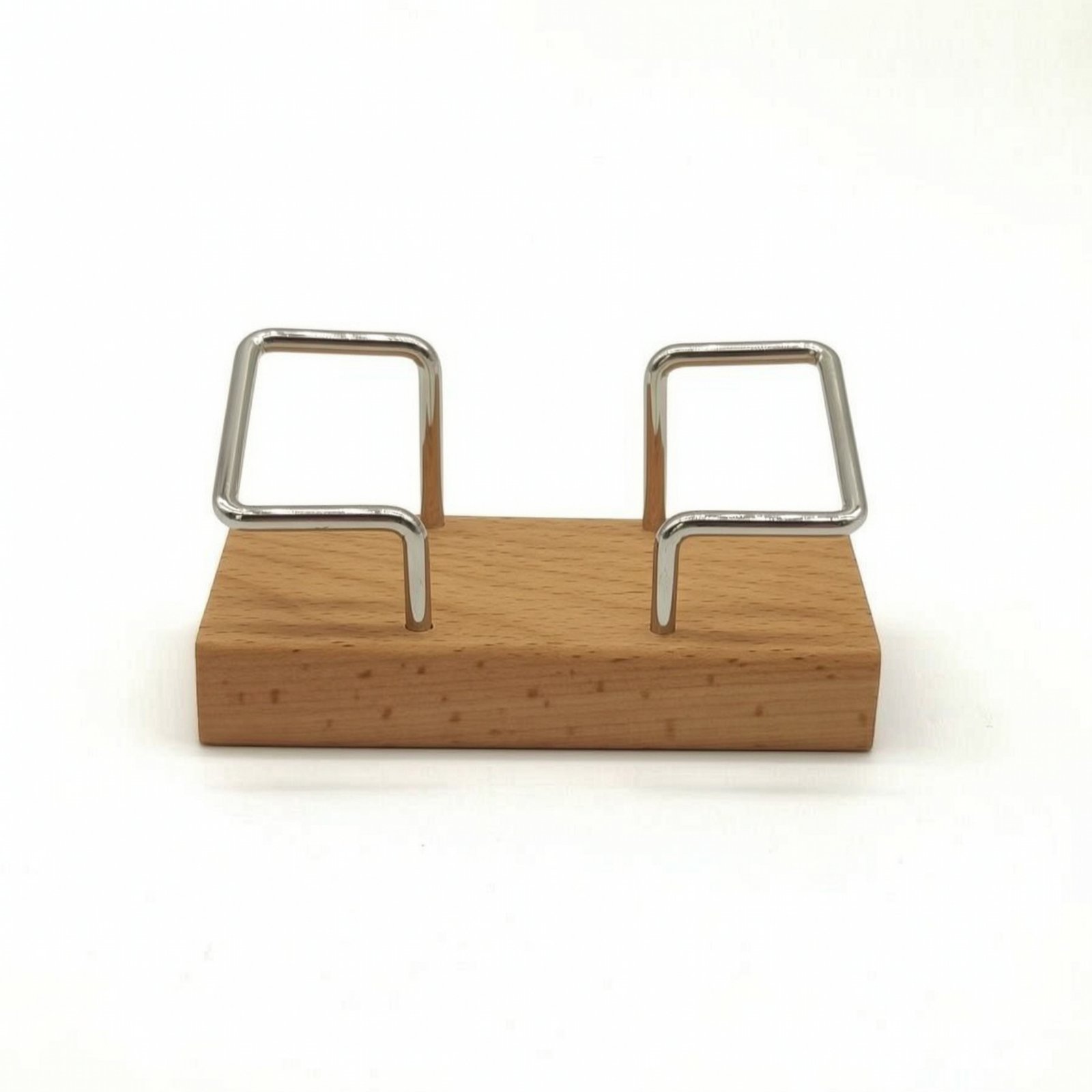 Card Holder Wooden Base