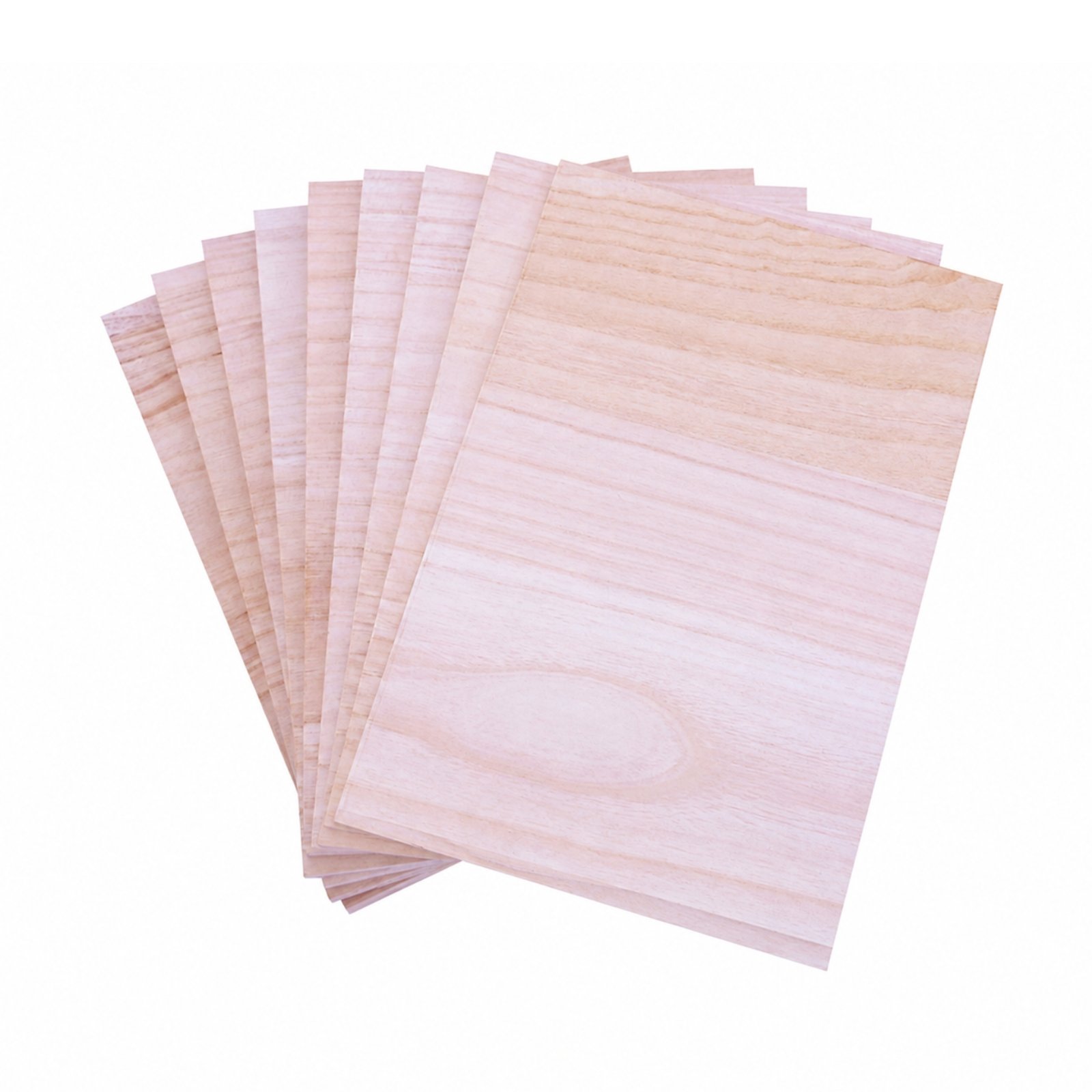10-Piece Paulownia Wood Breaking Boards