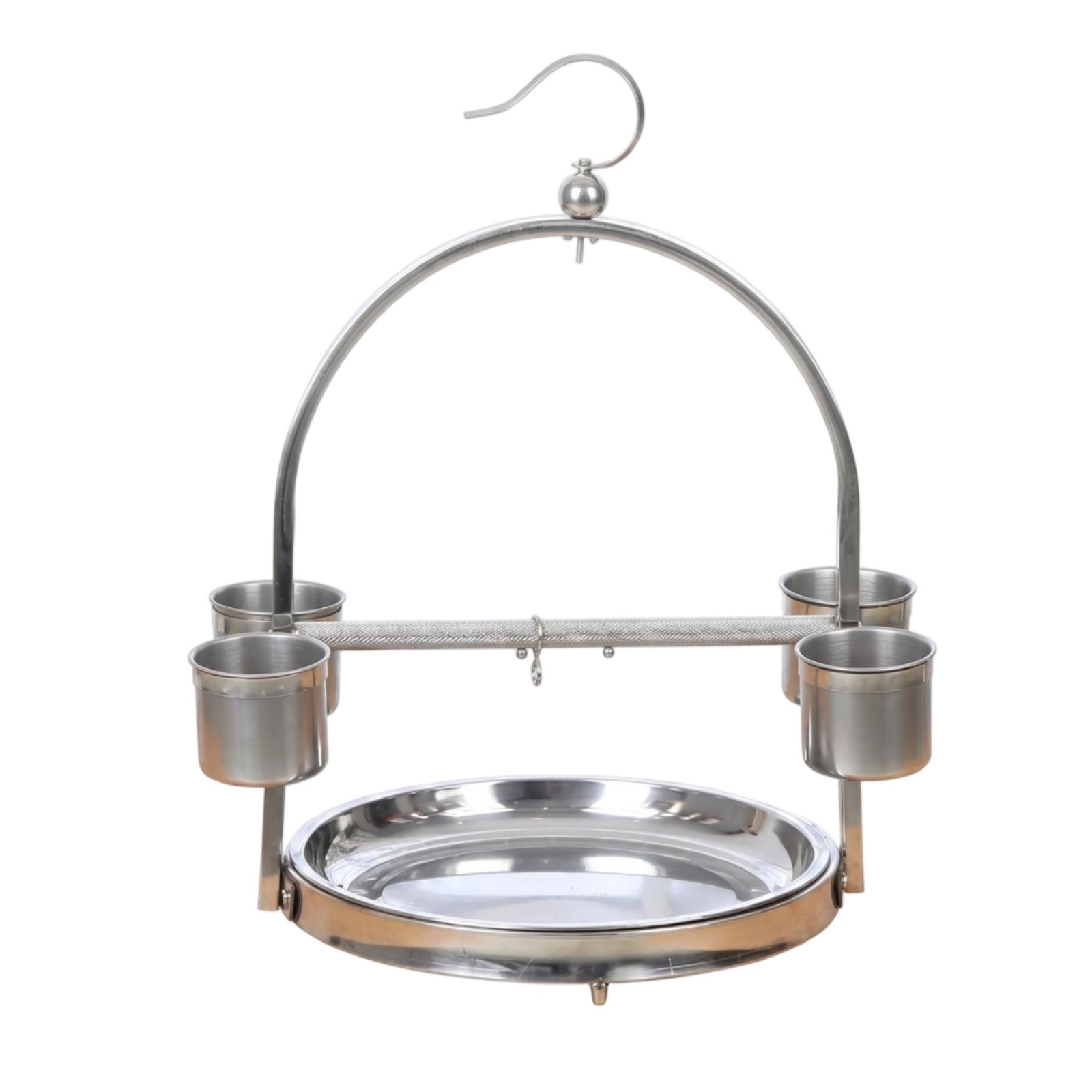 Stainless Bird Perch Stand