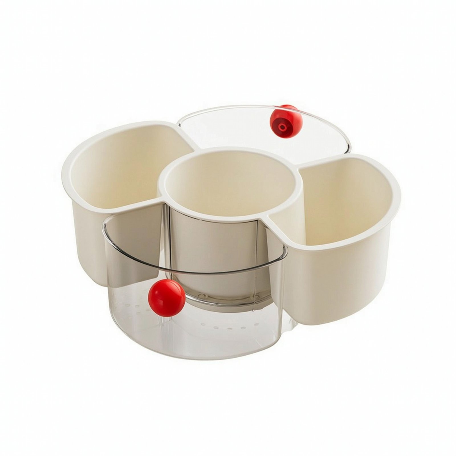 Rotating Serving Tray – Beige, Size S