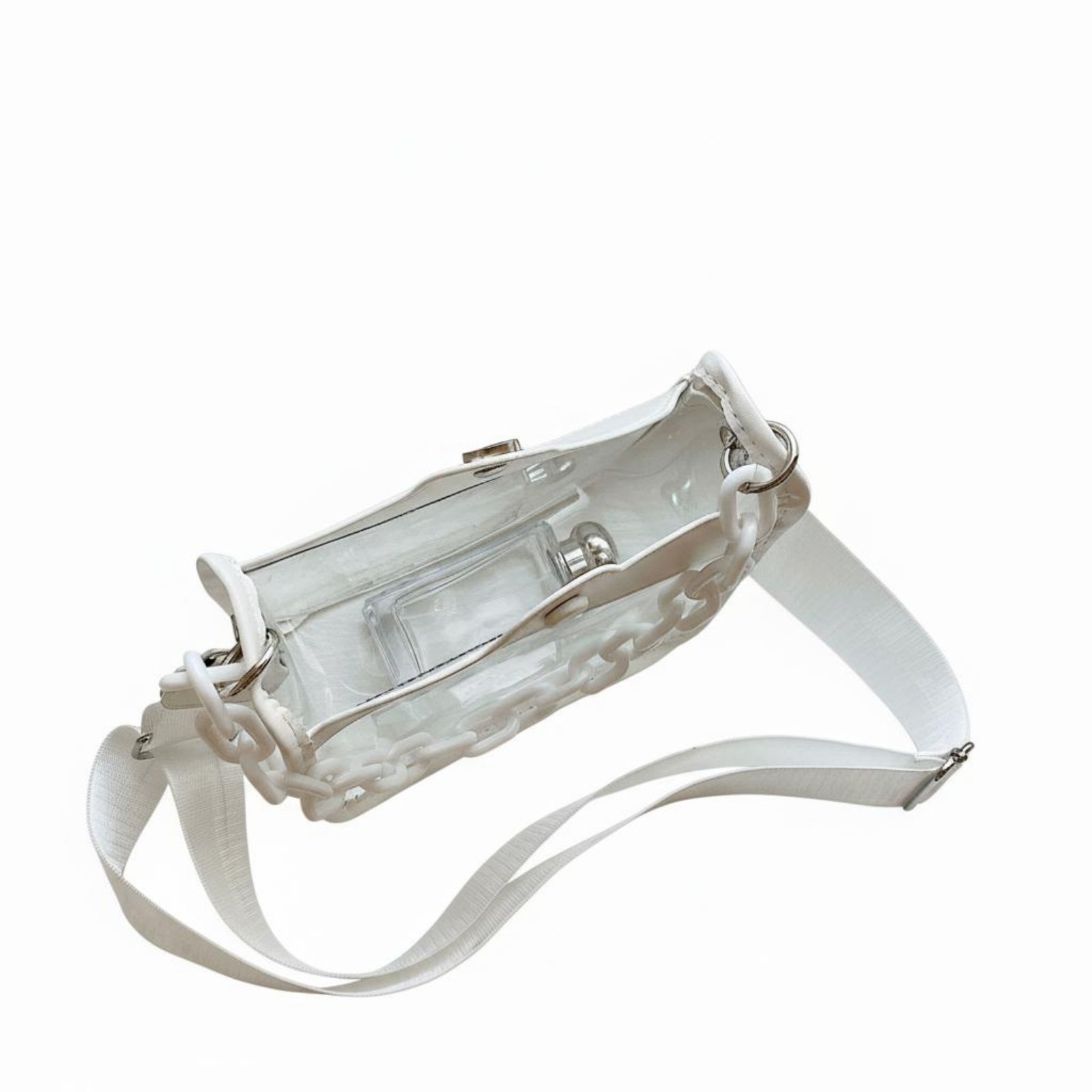 Clear Chain Crossbody Bag