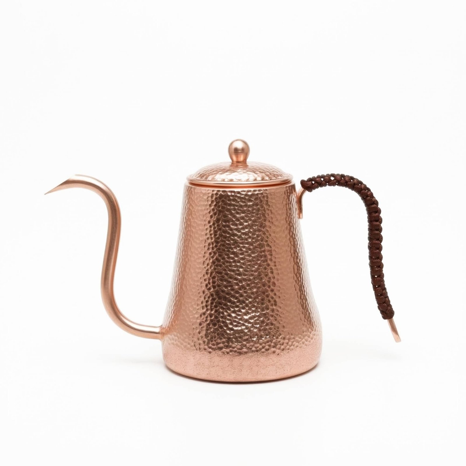Copper Gooseneck Kettle Hammered