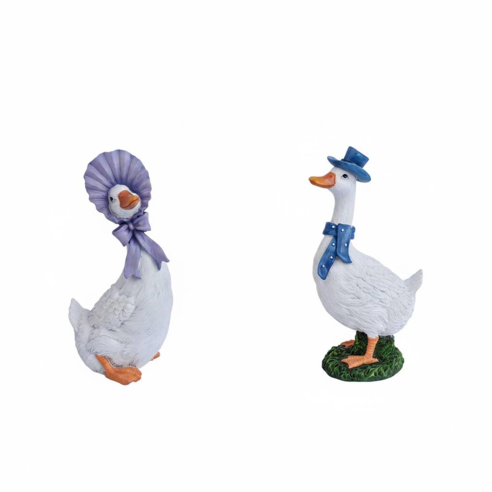 Hand Painted Duck Figurine