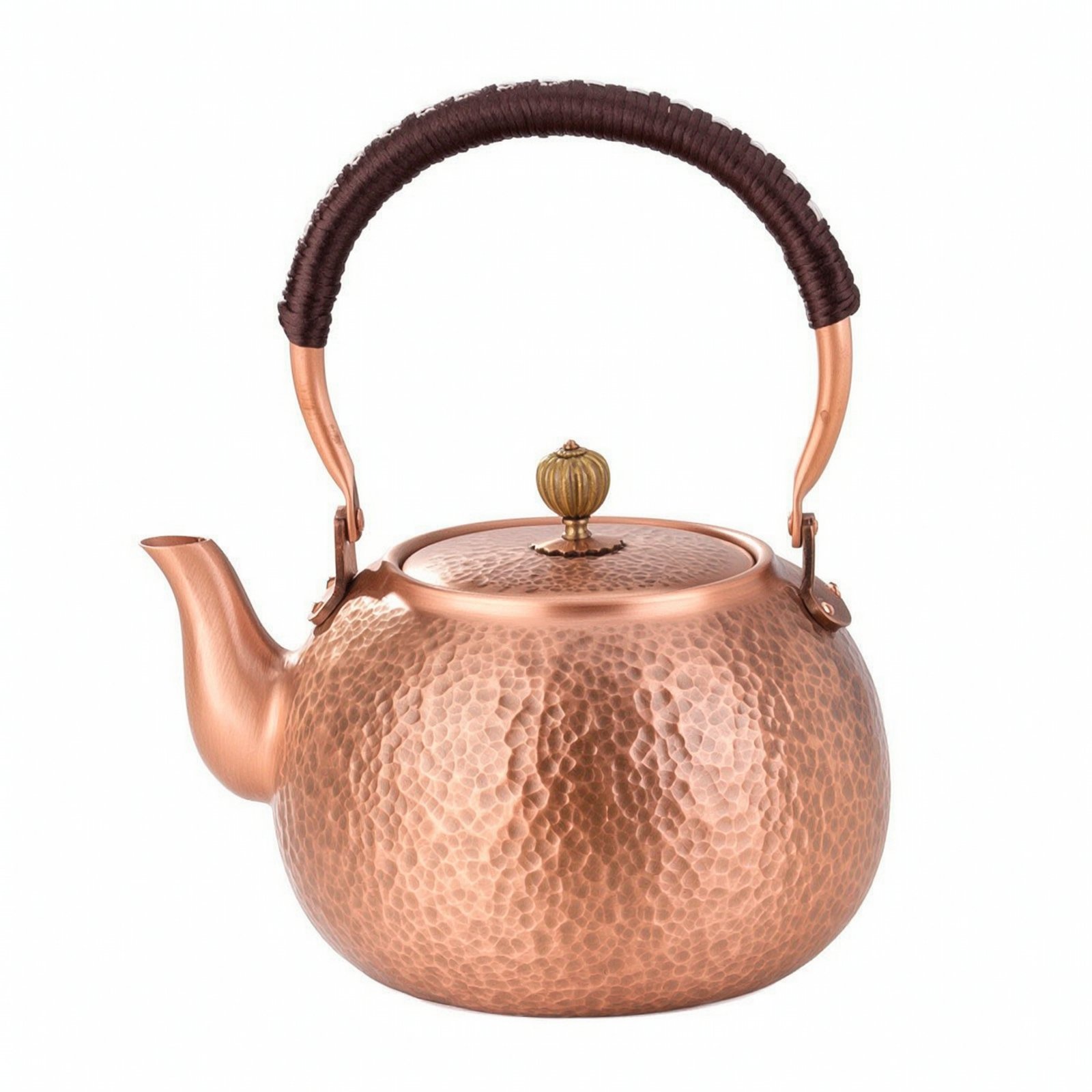 Copper Teapot with Strainer