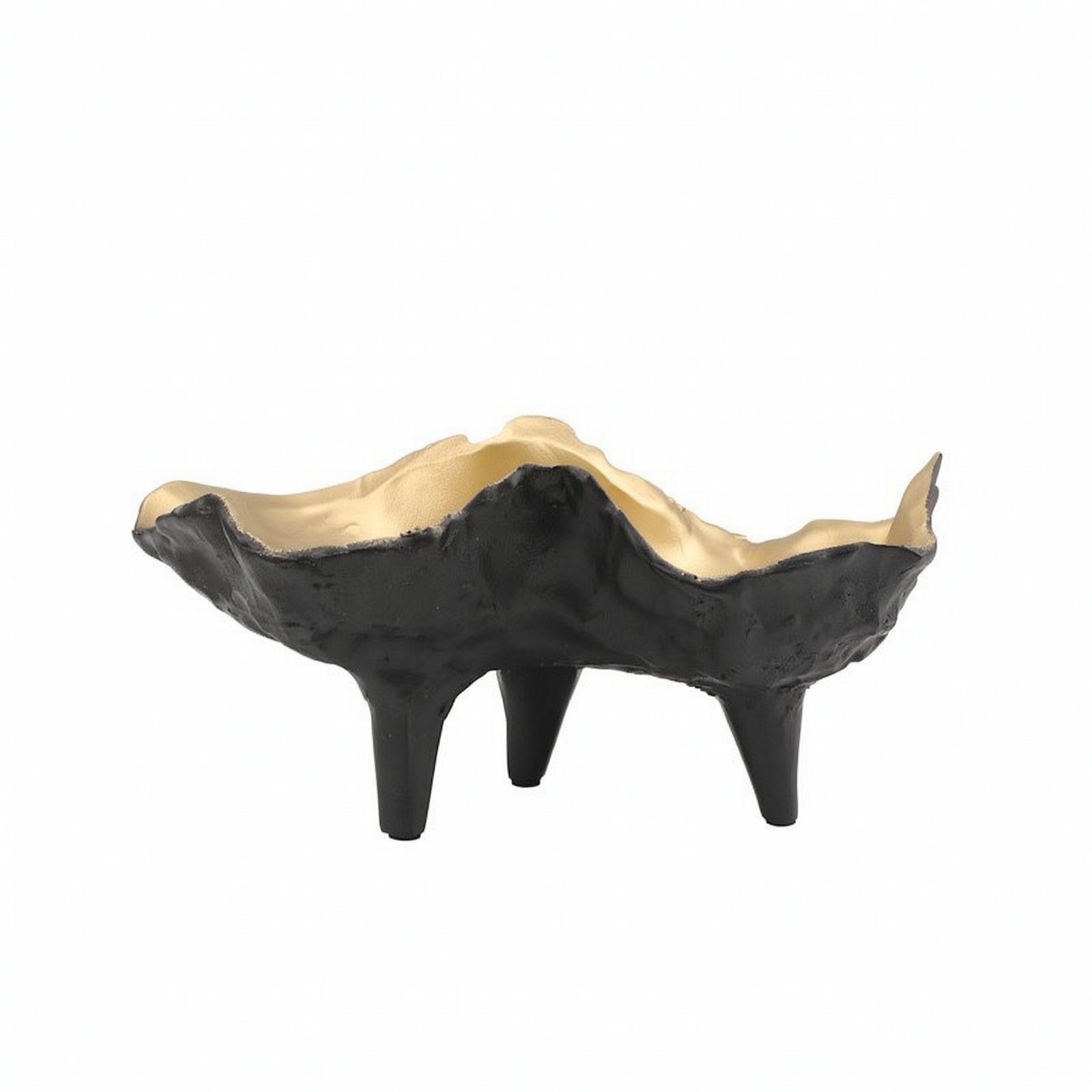 Resin Pedestal Bowl with Tapered Legs
