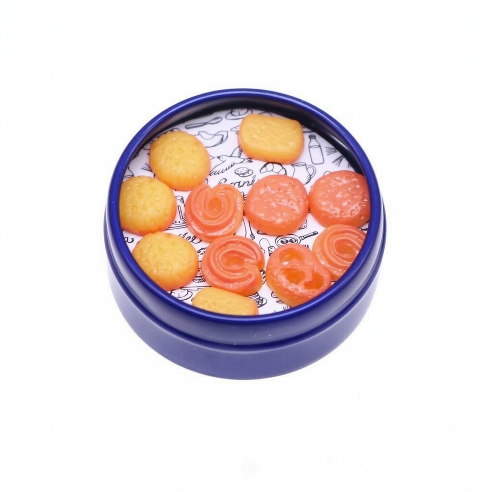 Miniature Cookie Tin with Lid